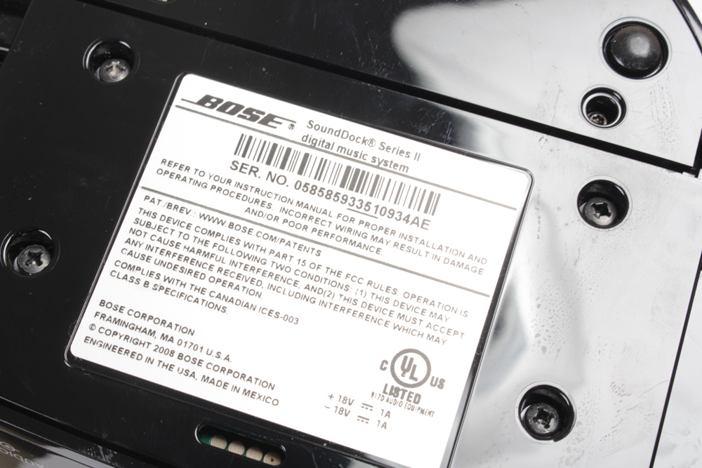 Bose SoundDock Series II Digital Music System