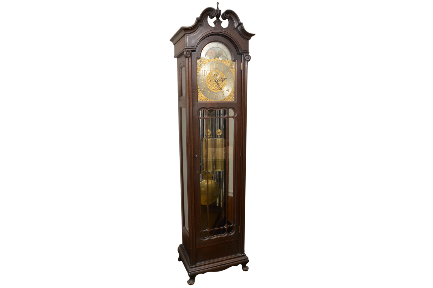 Antique Herschede Hall Clock Company Grandfather Clock