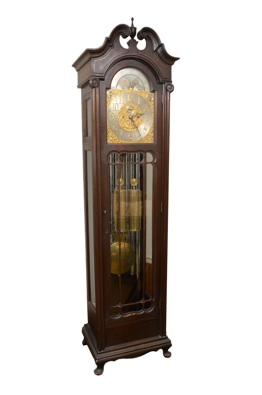 Antique Herschede Hall Clock Company Grandfather Clock