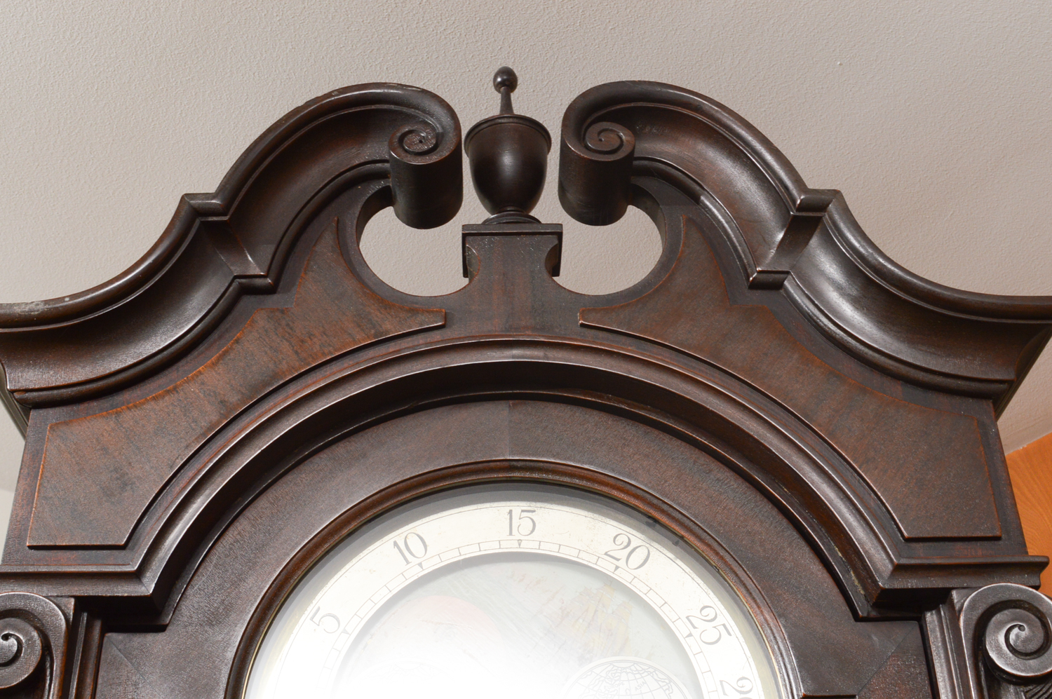 Antique Herschede Hall Clock Company Grandfather Clock