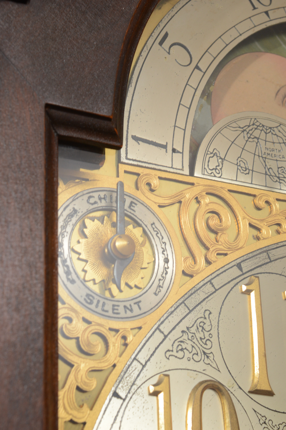 Antique Herschede Hall Clock Company Grandfather Clock