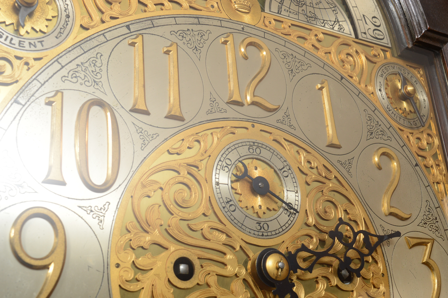 Antique Herschede Hall Clock Company Grandfather Clock