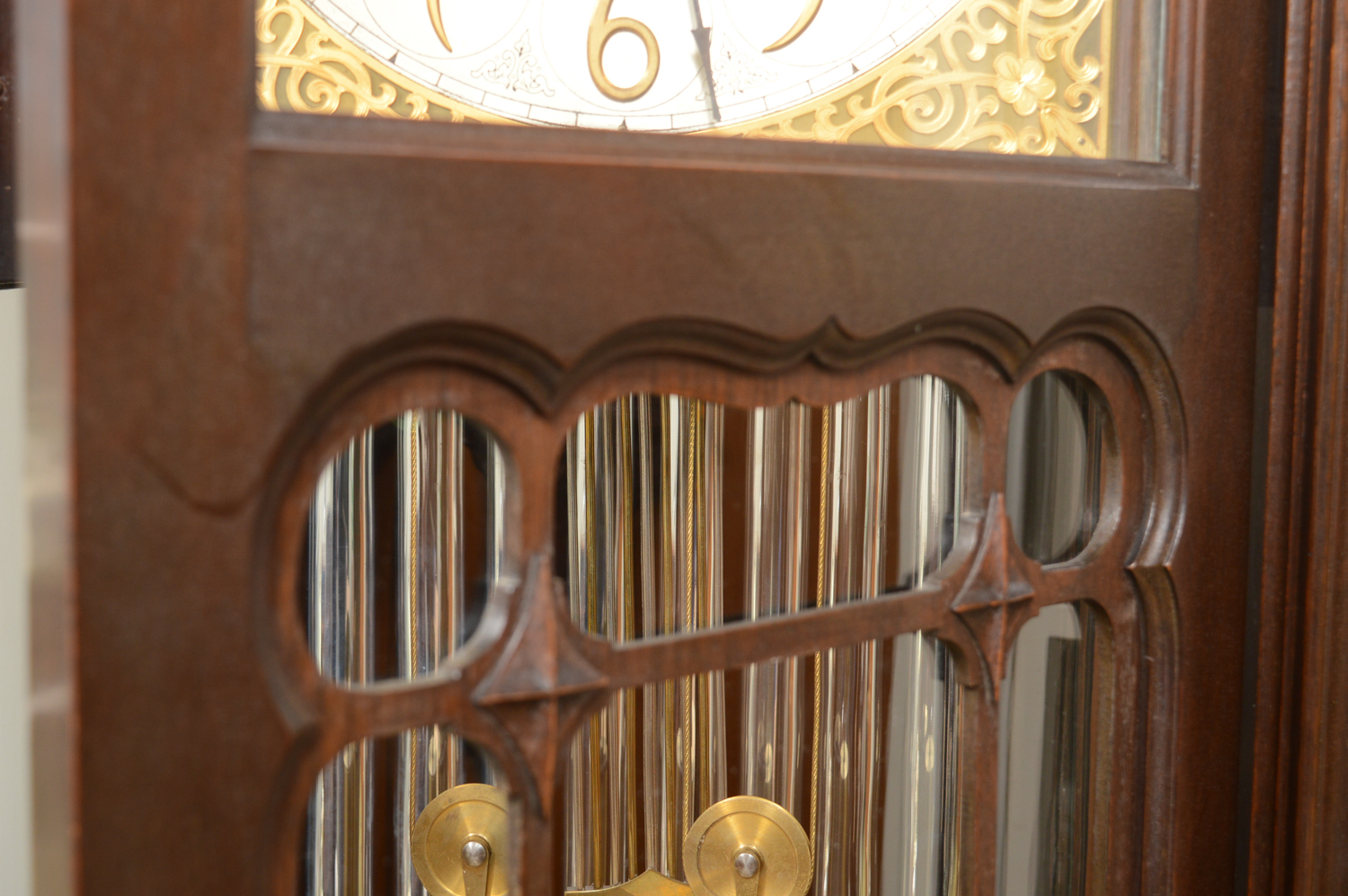 Antique Herschede Hall Clock Company Grandfather Clock