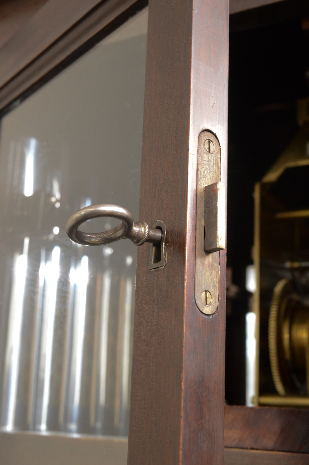 Antique Herschede Hall Clock Company Grandfather Clock