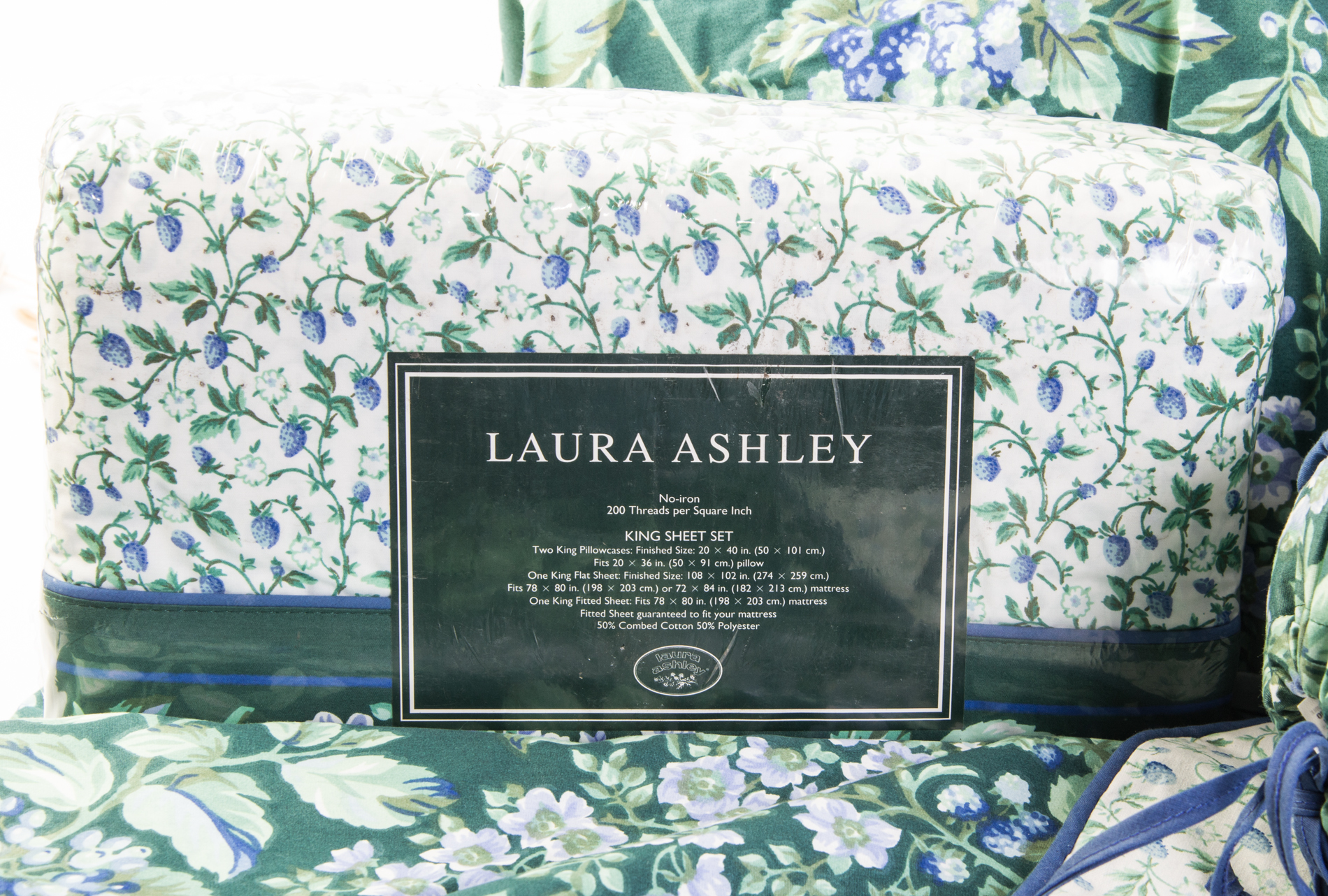 "Bramble" King Size Bedding by Laura Ashley