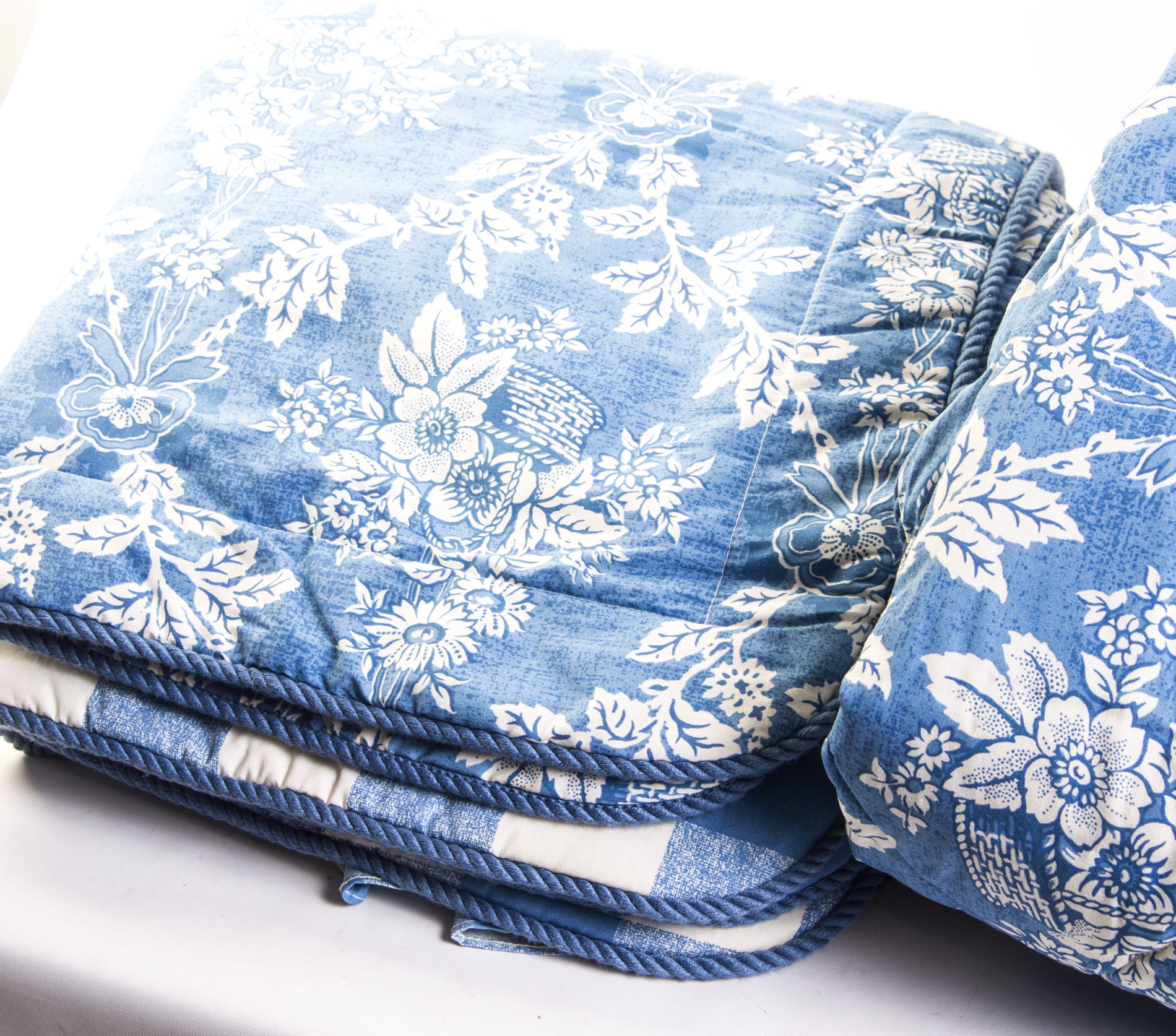 Blue and White Queen Bedding by Laura Ashley