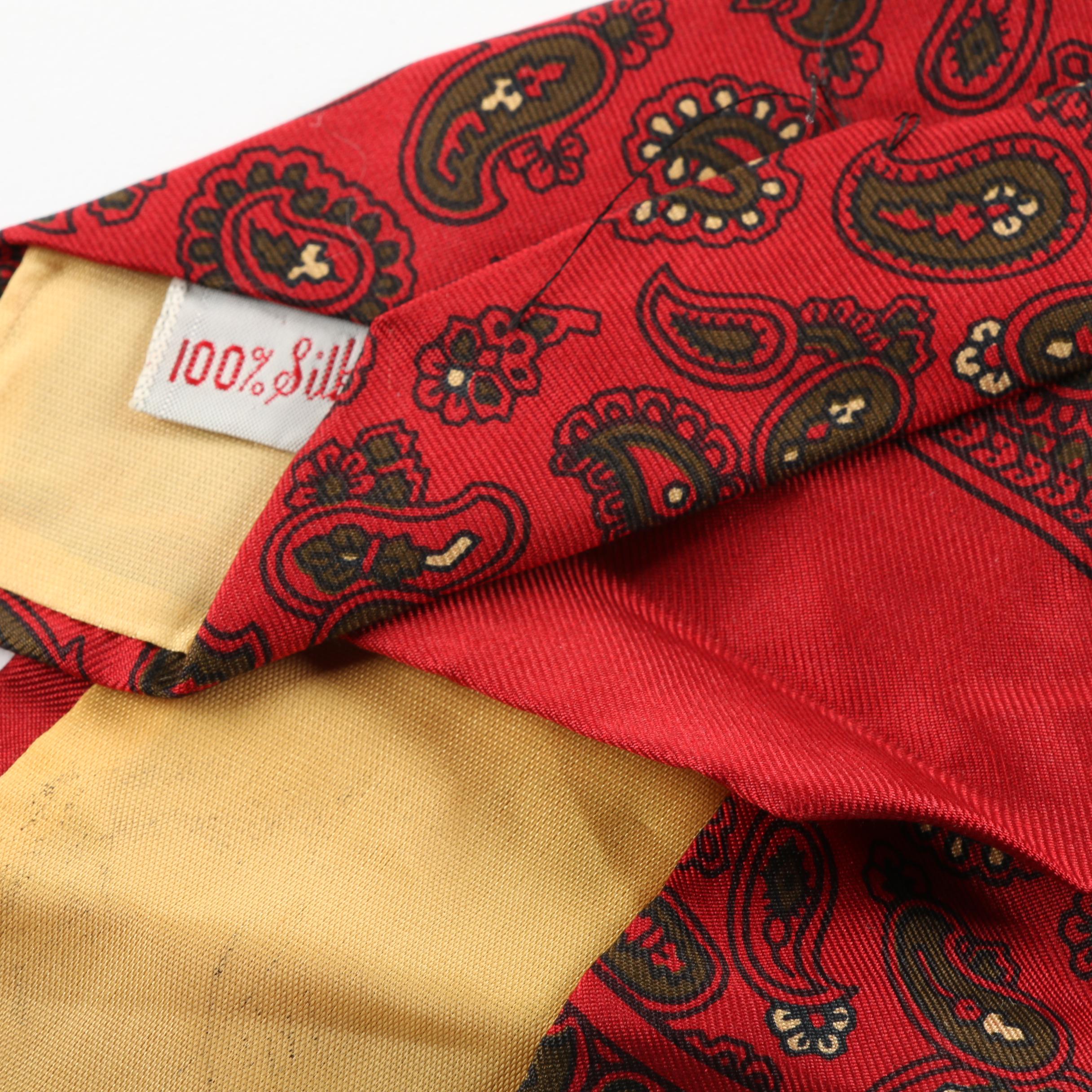 Vintage Silk Neckties Including Stewart's and Roly's