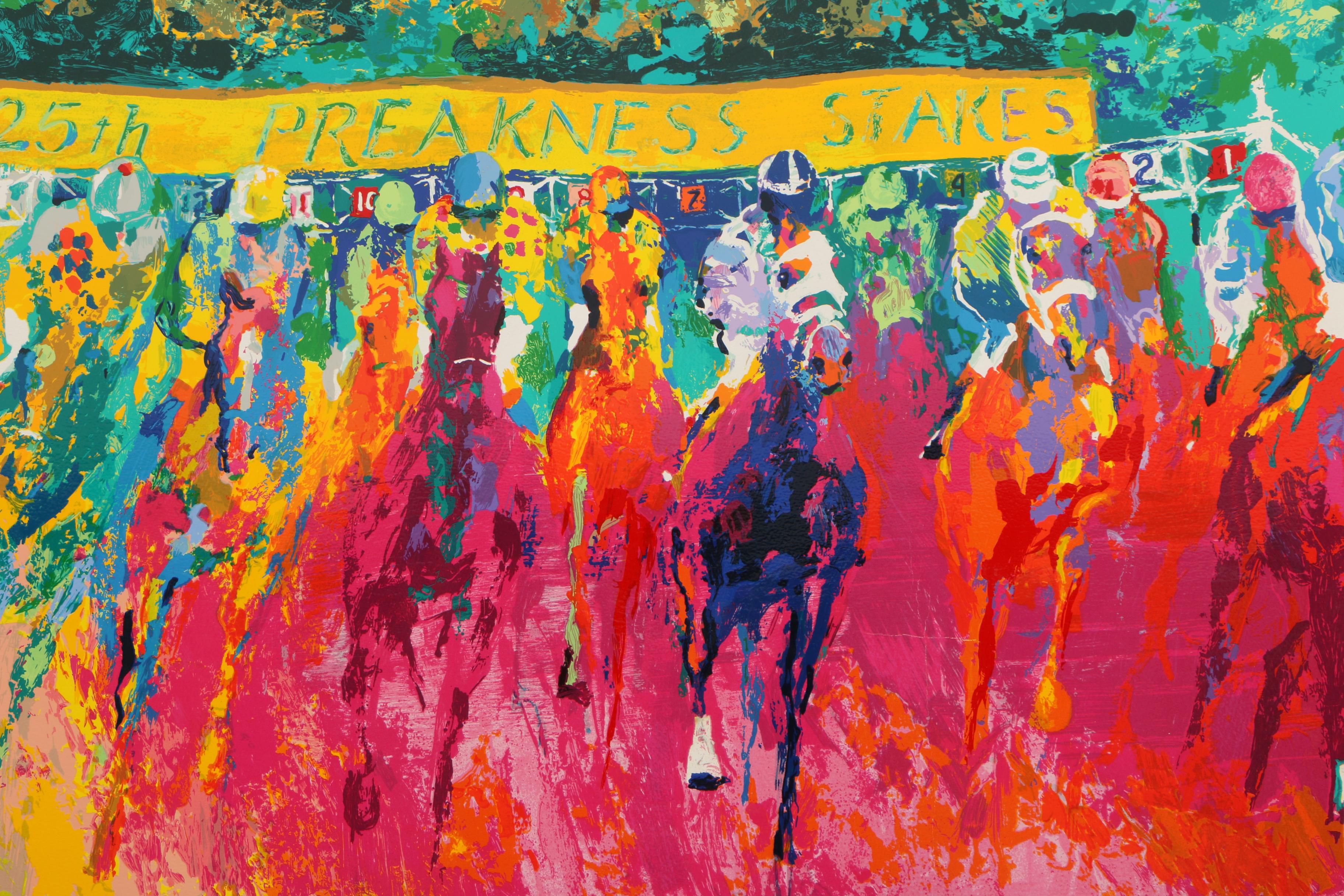 LeRoy Neiman Serigraph "125th Preakness Stakes"