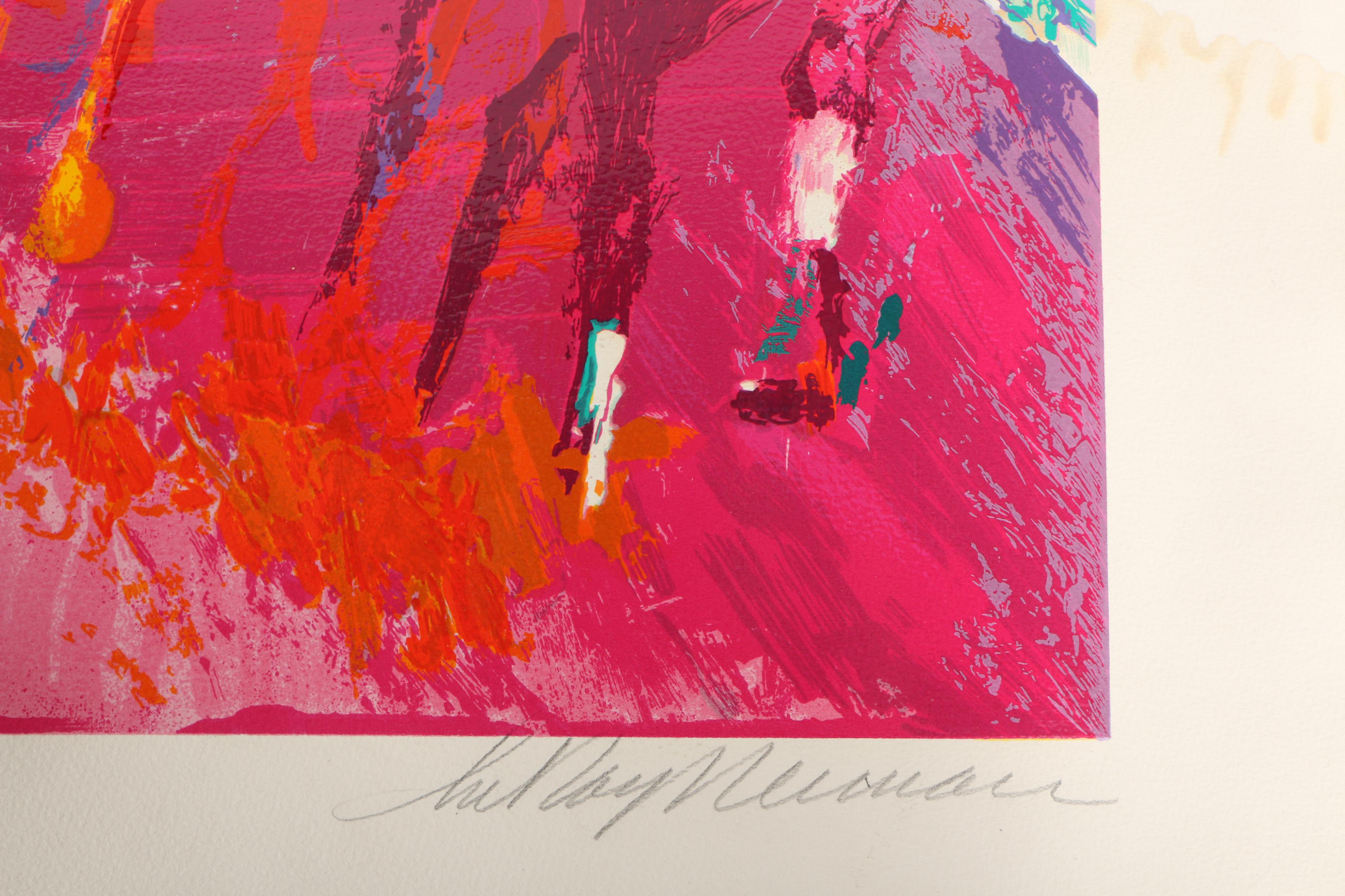 LeRoy Neiman Serigraph "125th Preakness Stakes"
