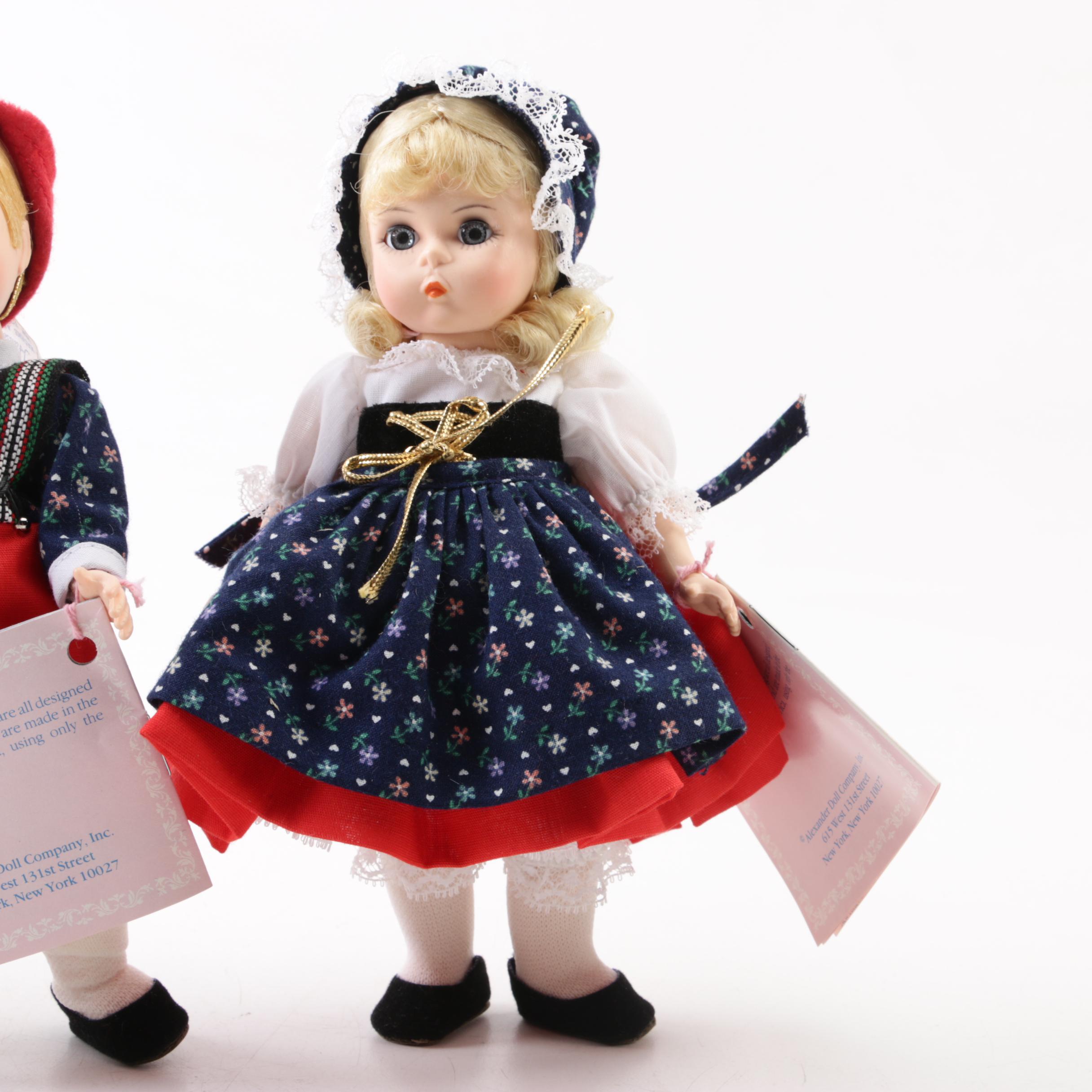 Vintage Madame Alexander Dolls Including "Hansel and Gretl"