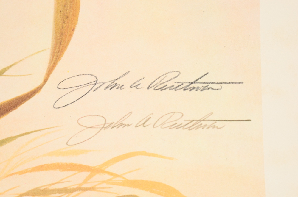 John A. Ruthven Limited Edition Offset Lithograph Print "Bengal Tiger"