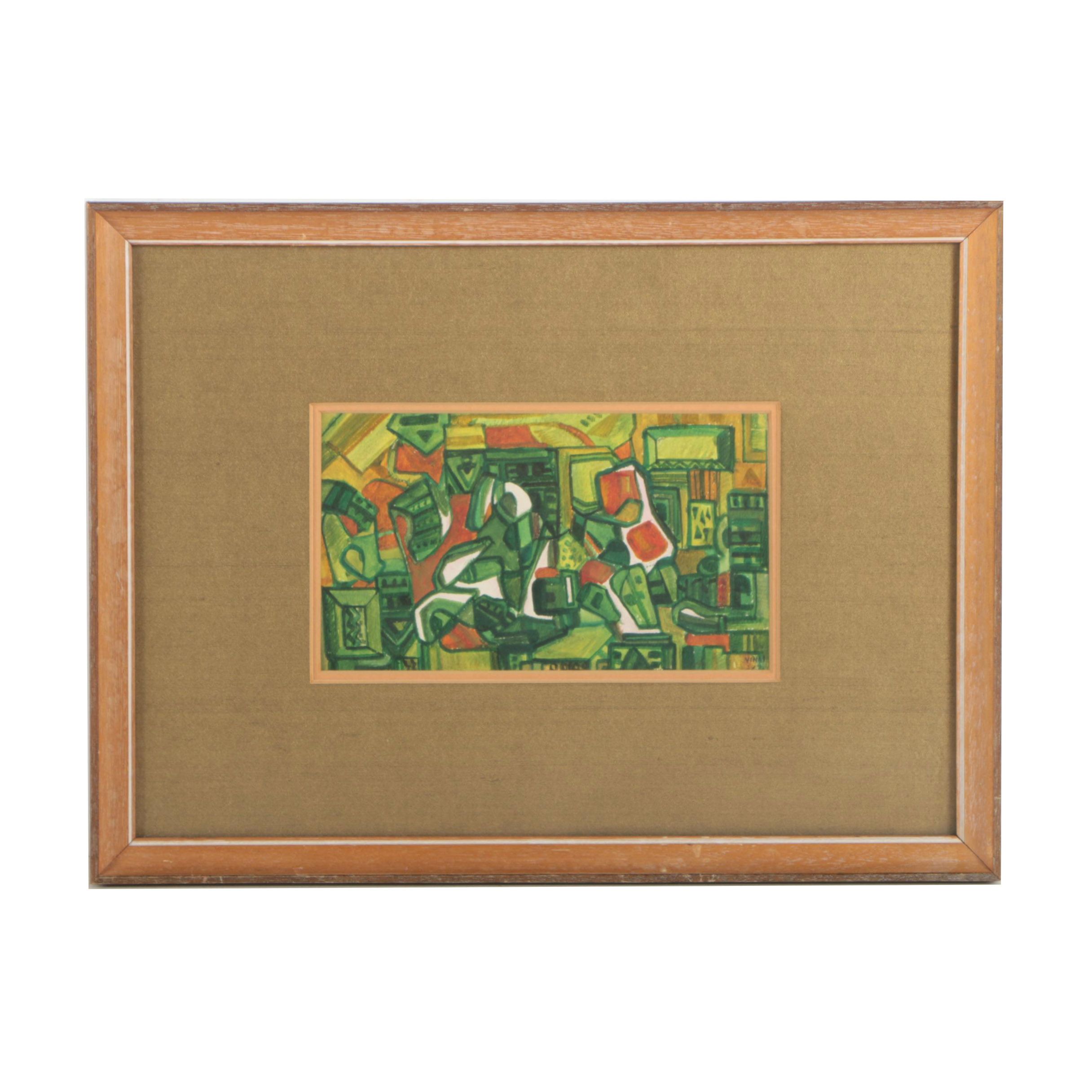 Vinai Abstract Ink Drawing