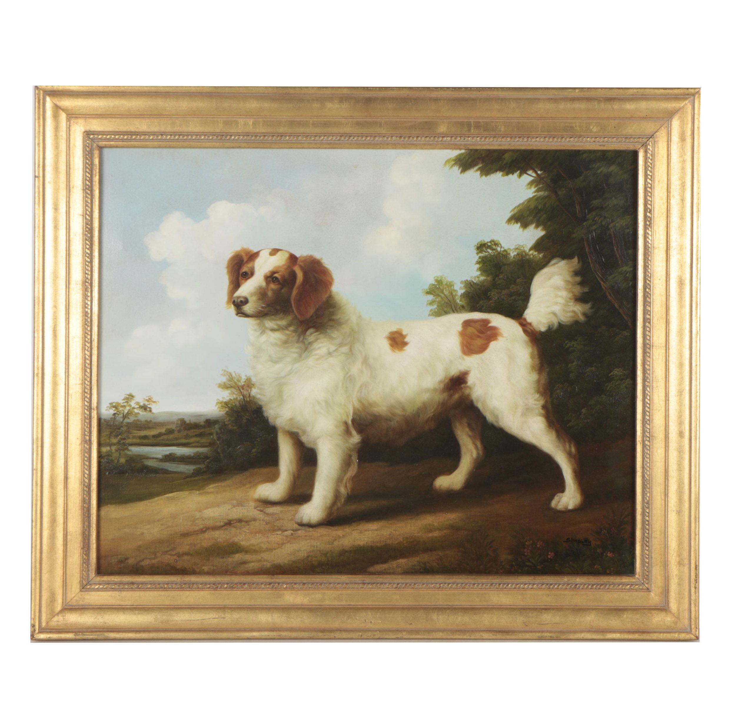 Shipley Oil Painting of Spaniel