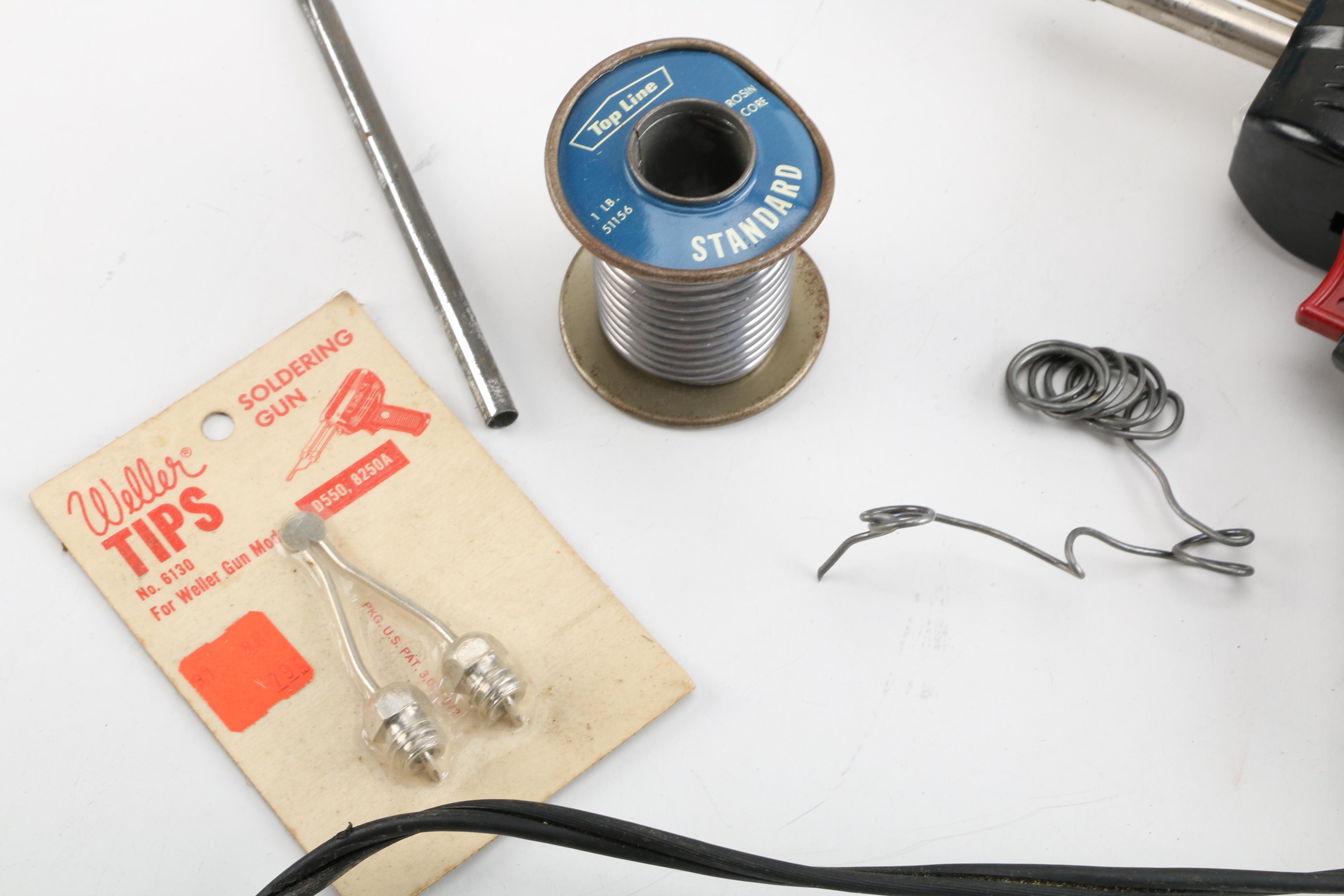 Vintage Weller 140-Watt Soldering Gun with Accessories