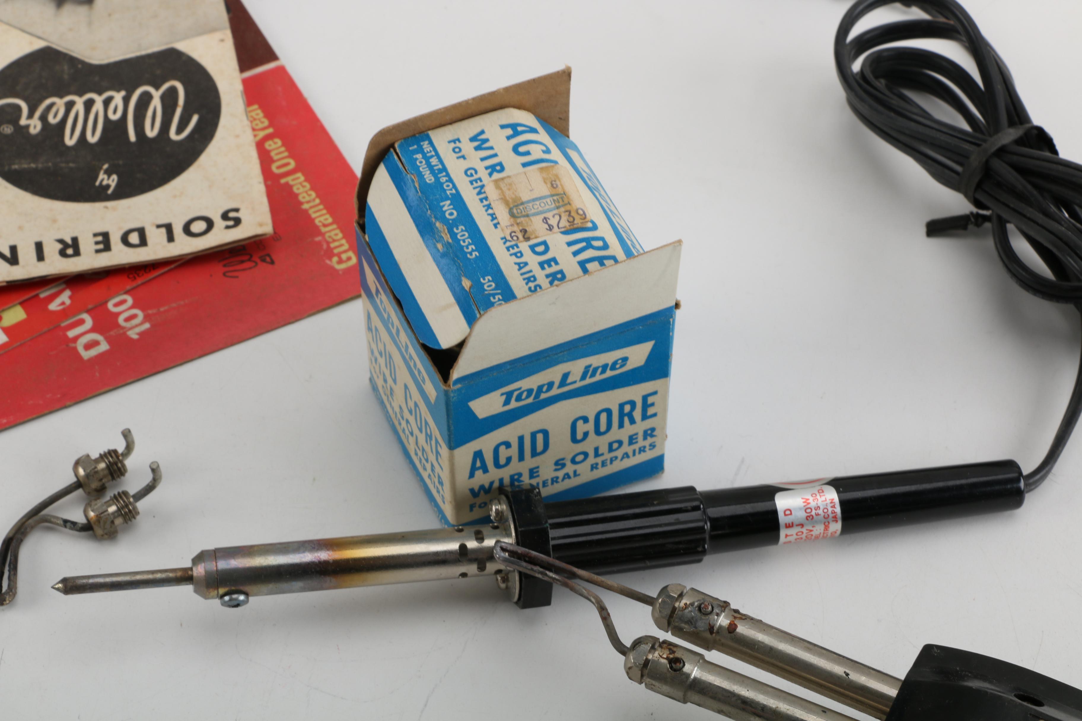 Vintage Weller 140-Watt Soldering Gun with Accessories