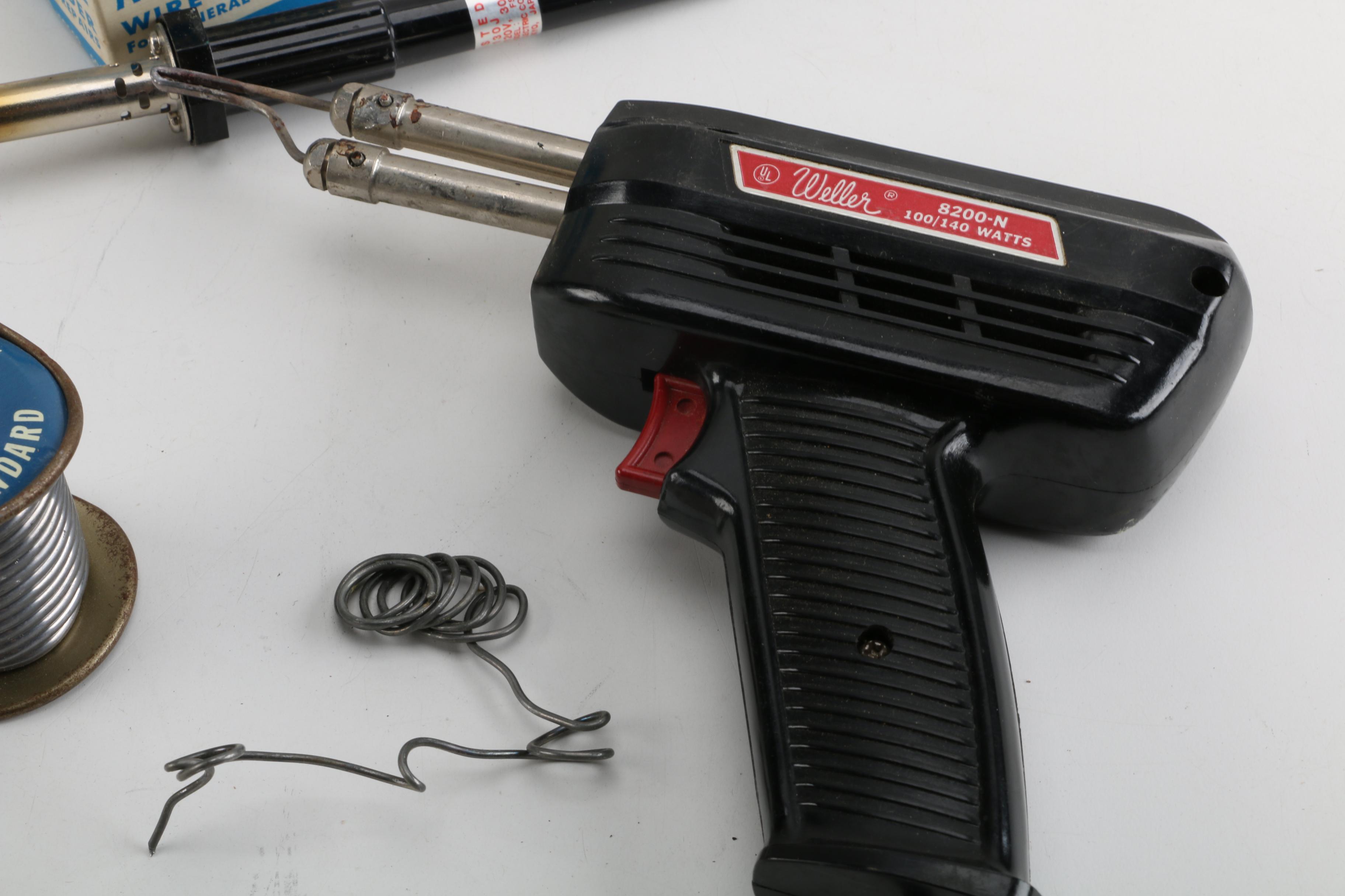 Vintage Weller 140-Watt Soldering Gun with Accessories