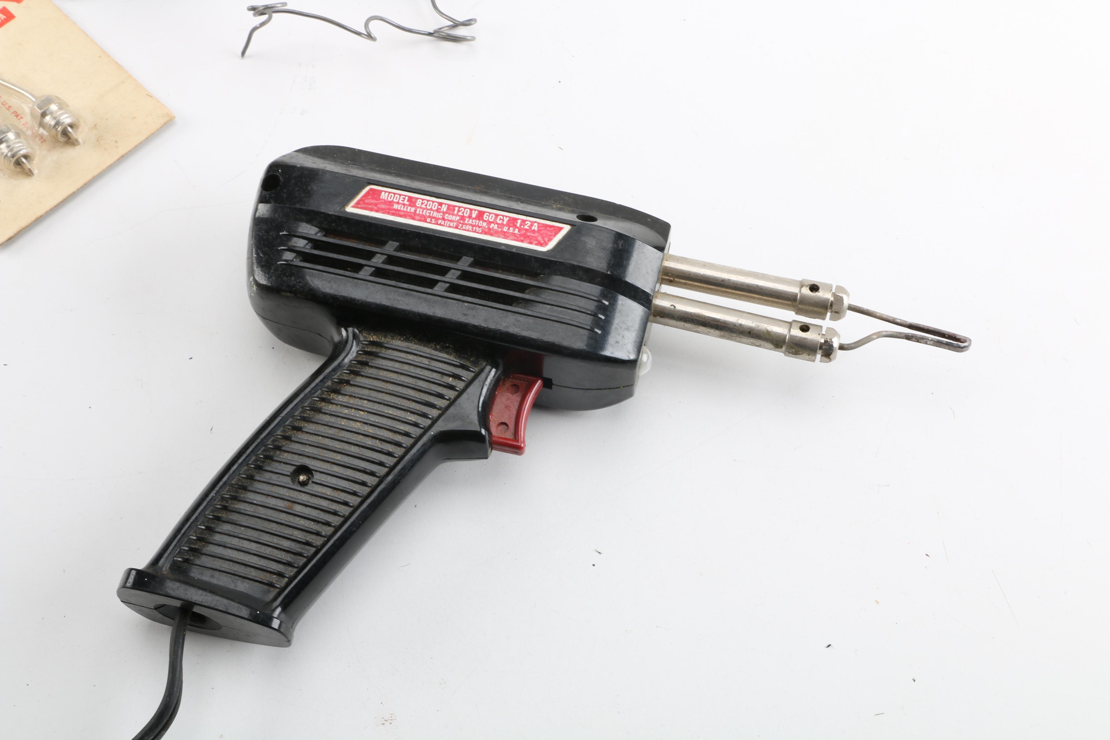 Vintage Weller 140-Watt Soldering Gun with Accessories