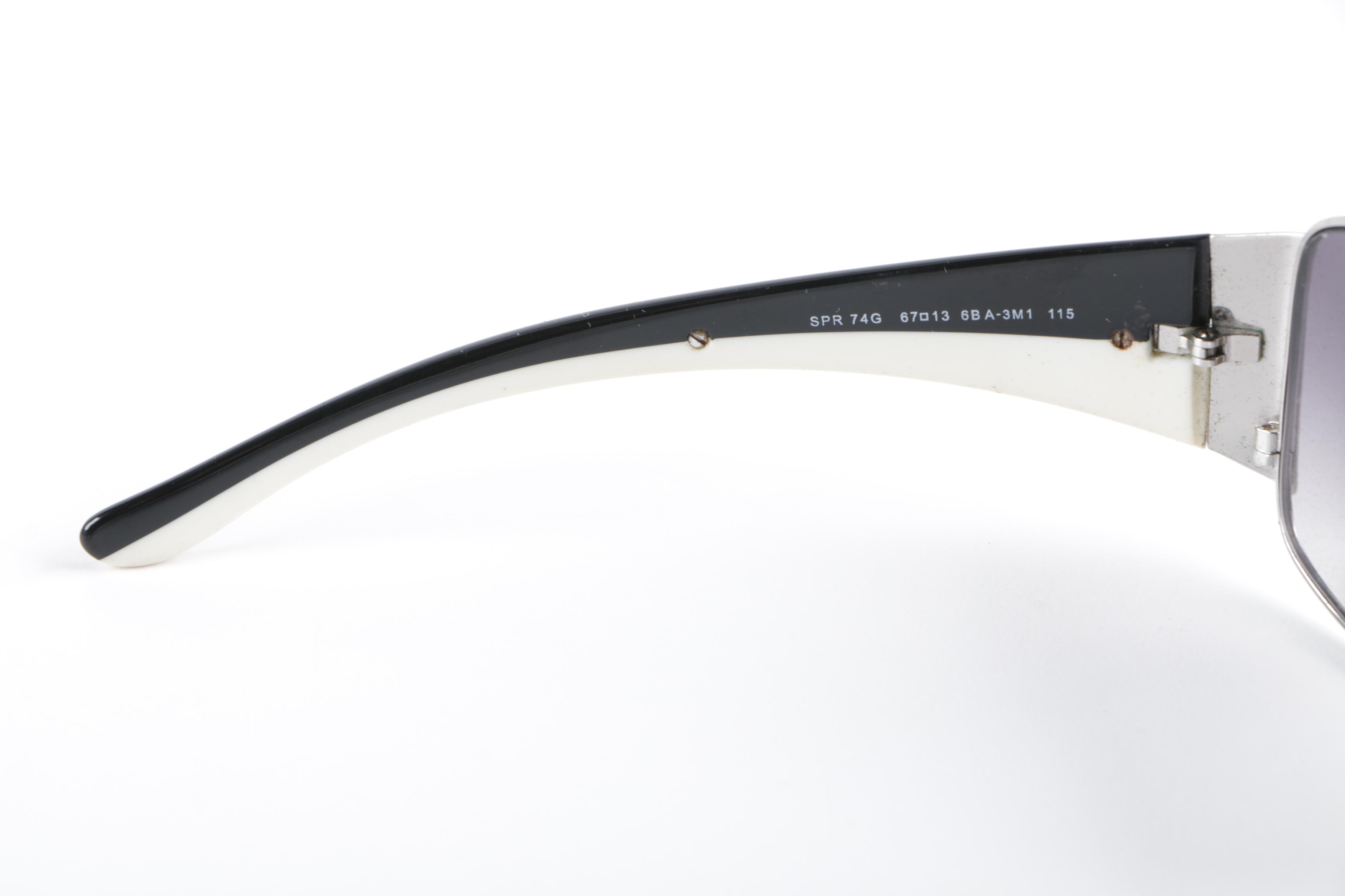 Prada SPR 74G Aviator Sunglasses with Case