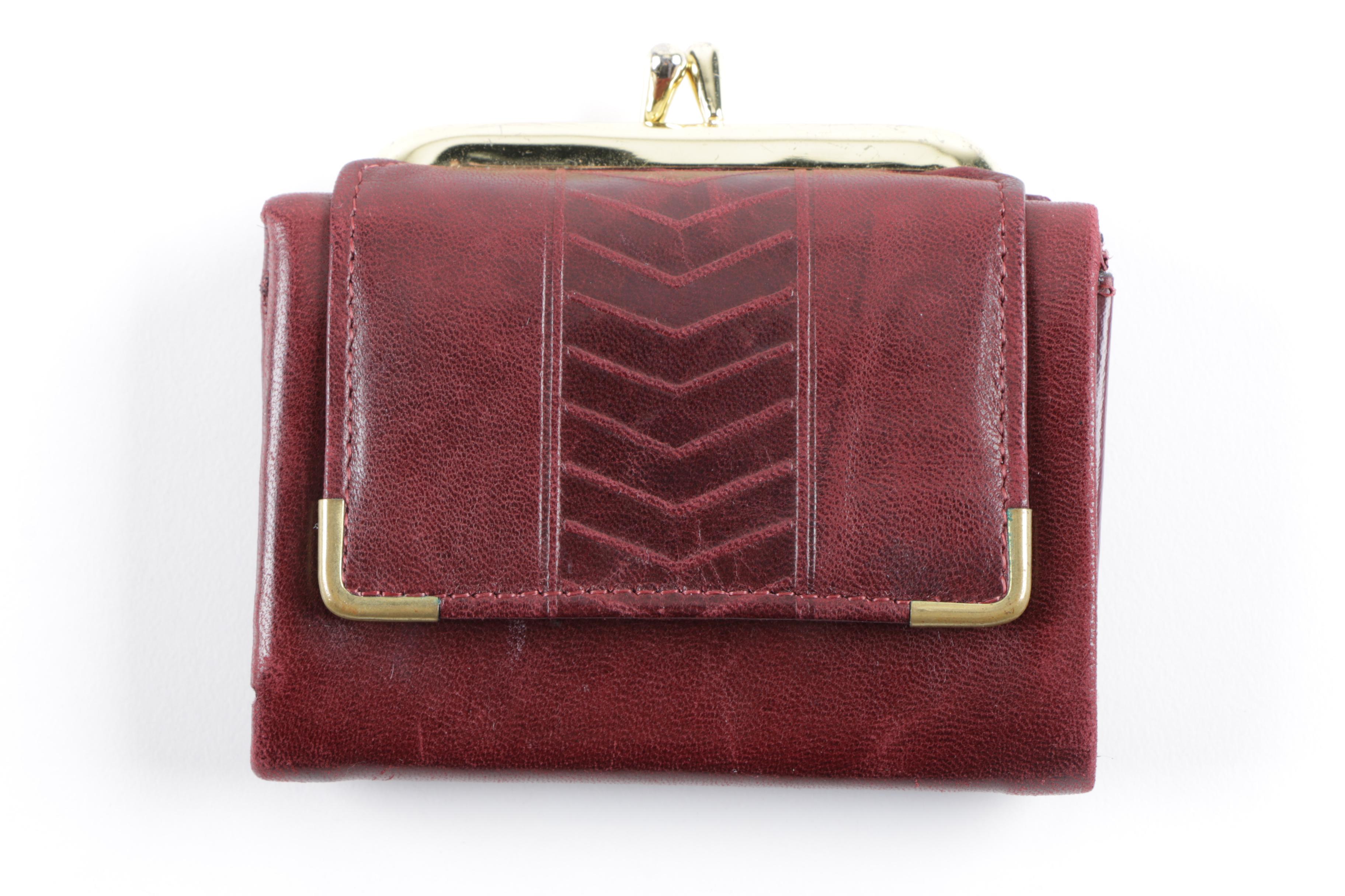 Prince Gardner Leather Wallet and Hobo International Wristlet