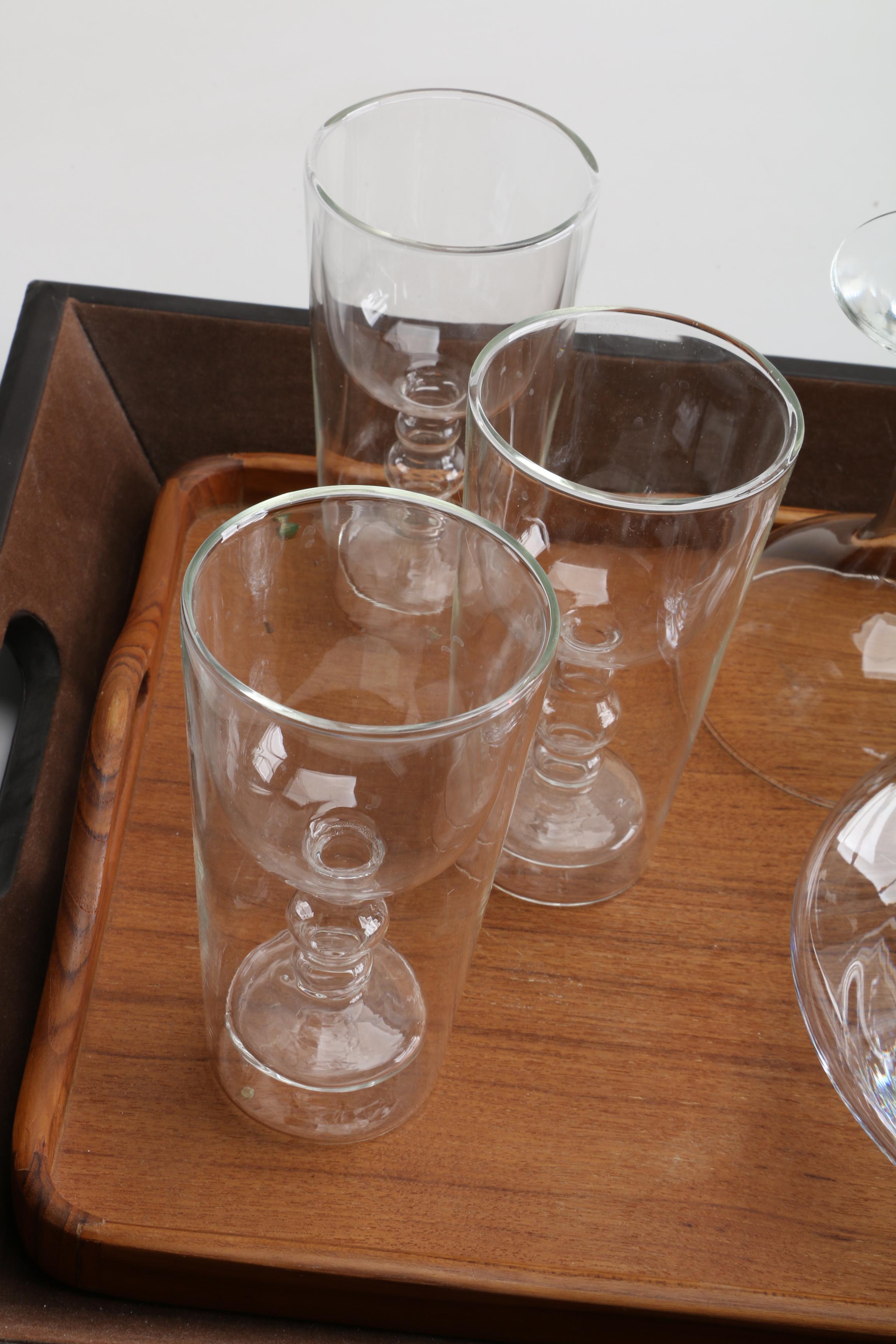 Glass Barware and Trays
