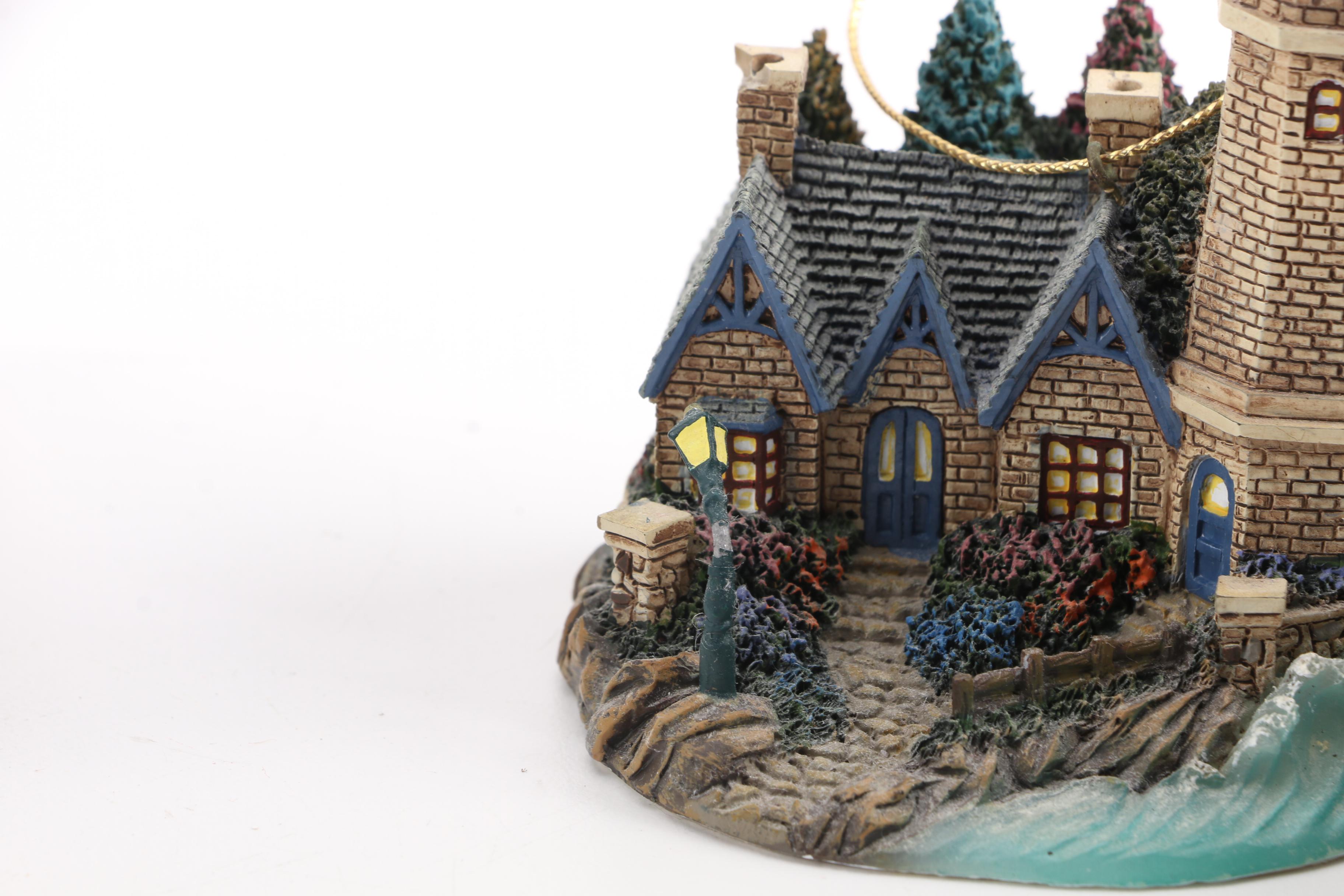 Thomas Kinkade Illuminated Lighthouse Ornaments Collection