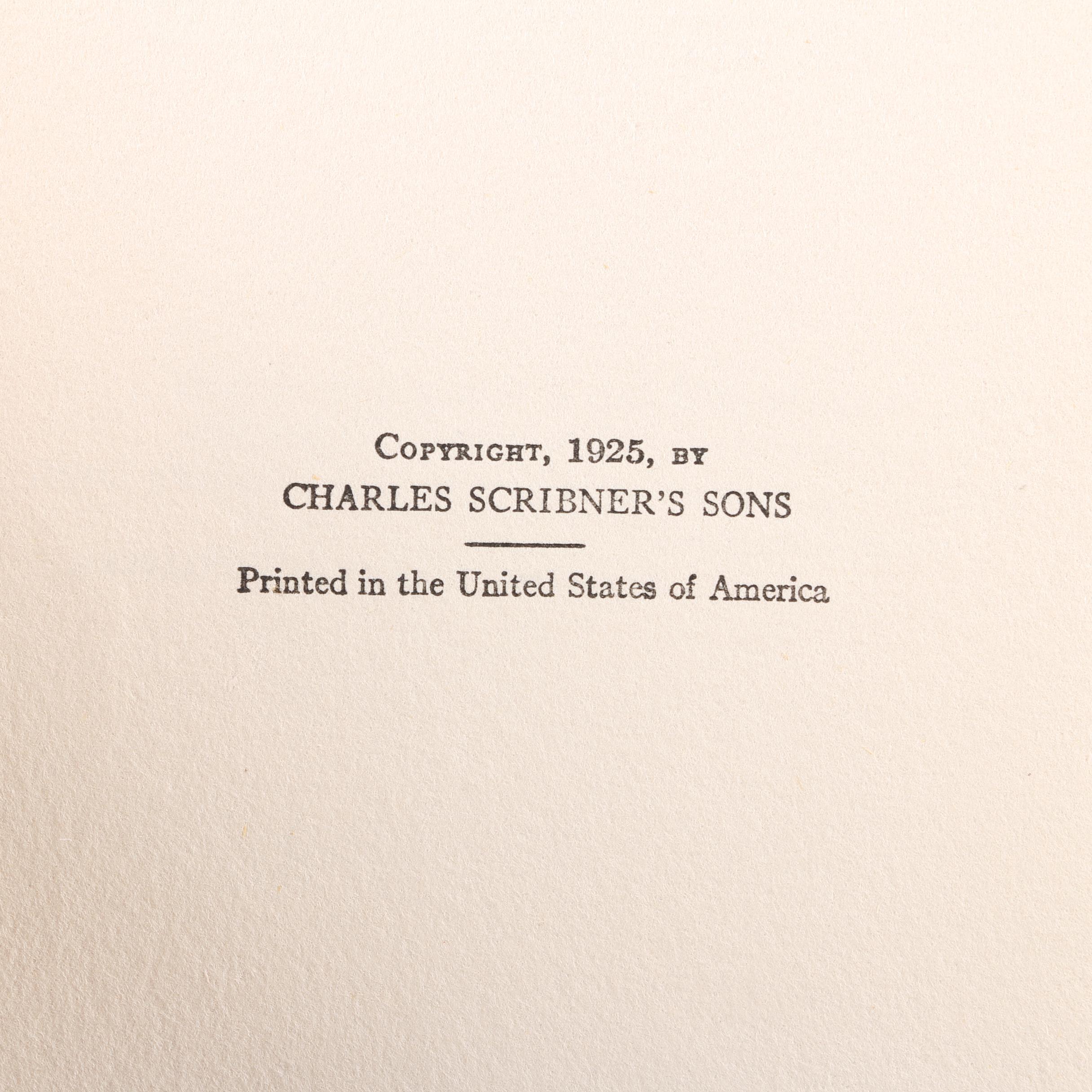 1925 First Edition "The Great Gatsby" by F. Scott Fitzgerald