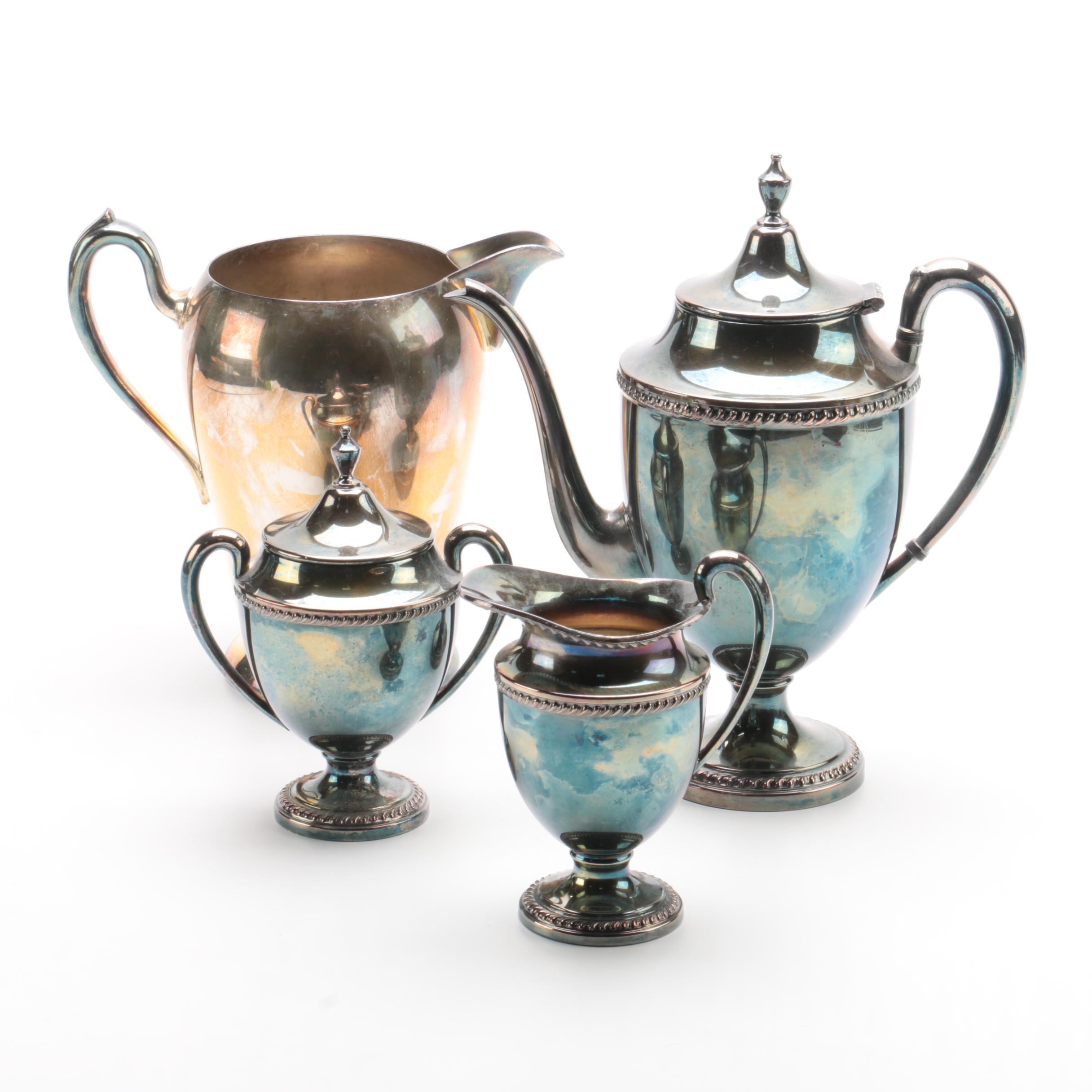 Art Silver Company Coffee Service and Academy Pitcher