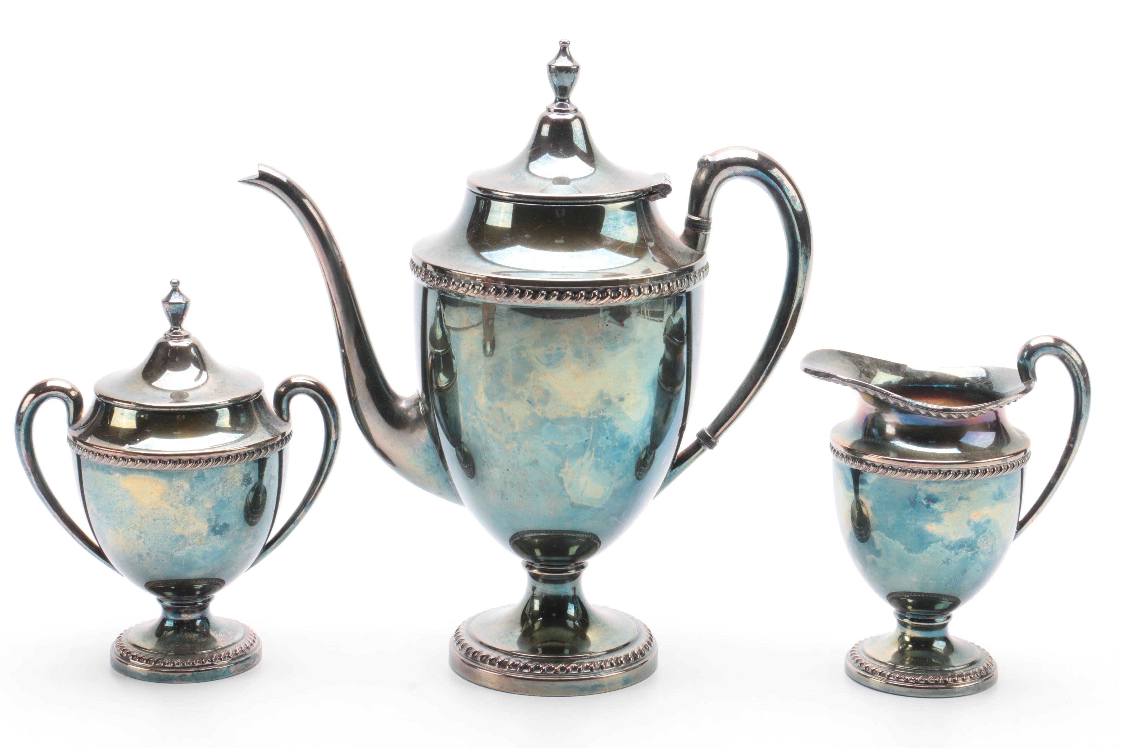 Art Silver Company Coffee Service and Academy Pitcher