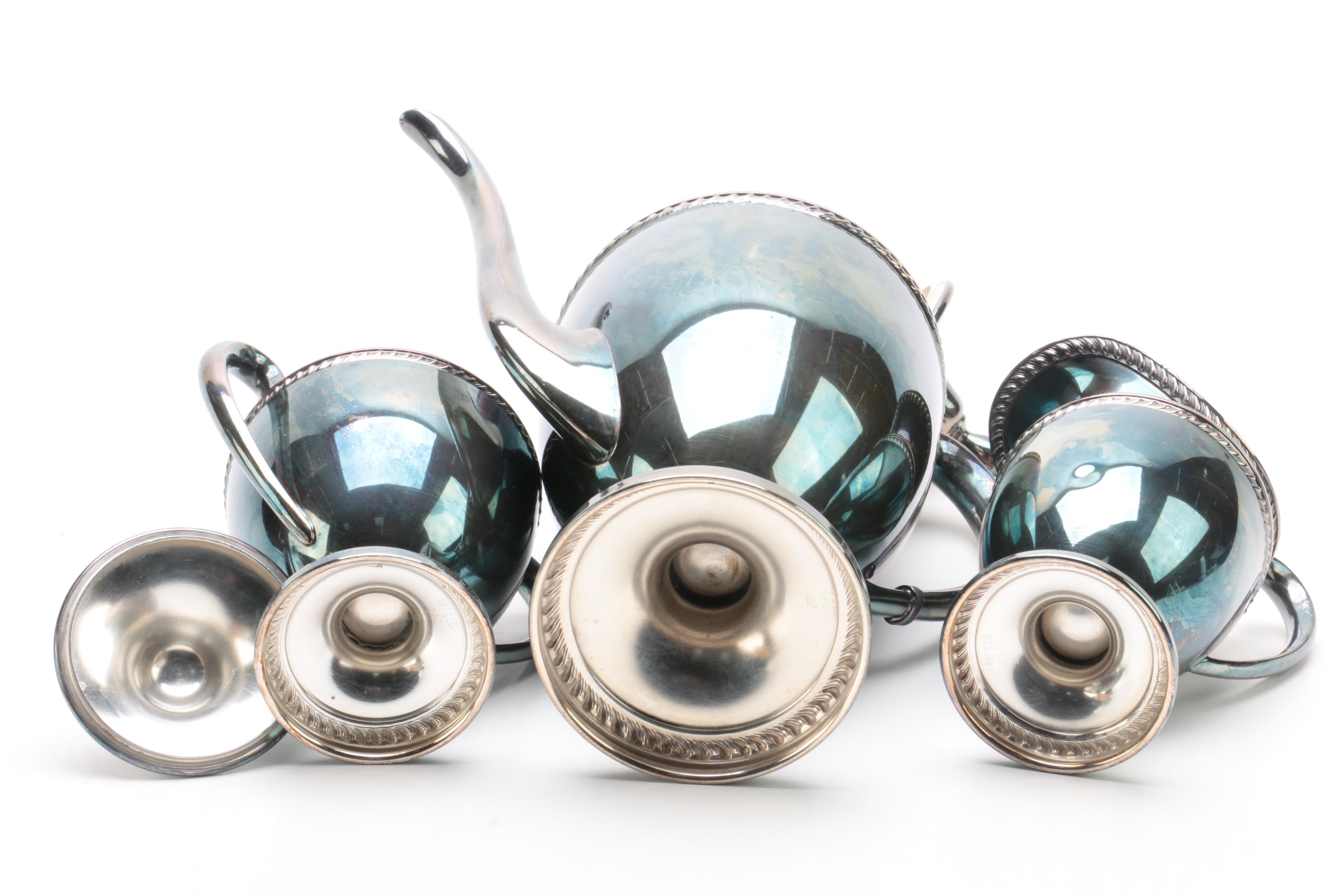 Art Silver Company Coffee Service and Academy Pitcher