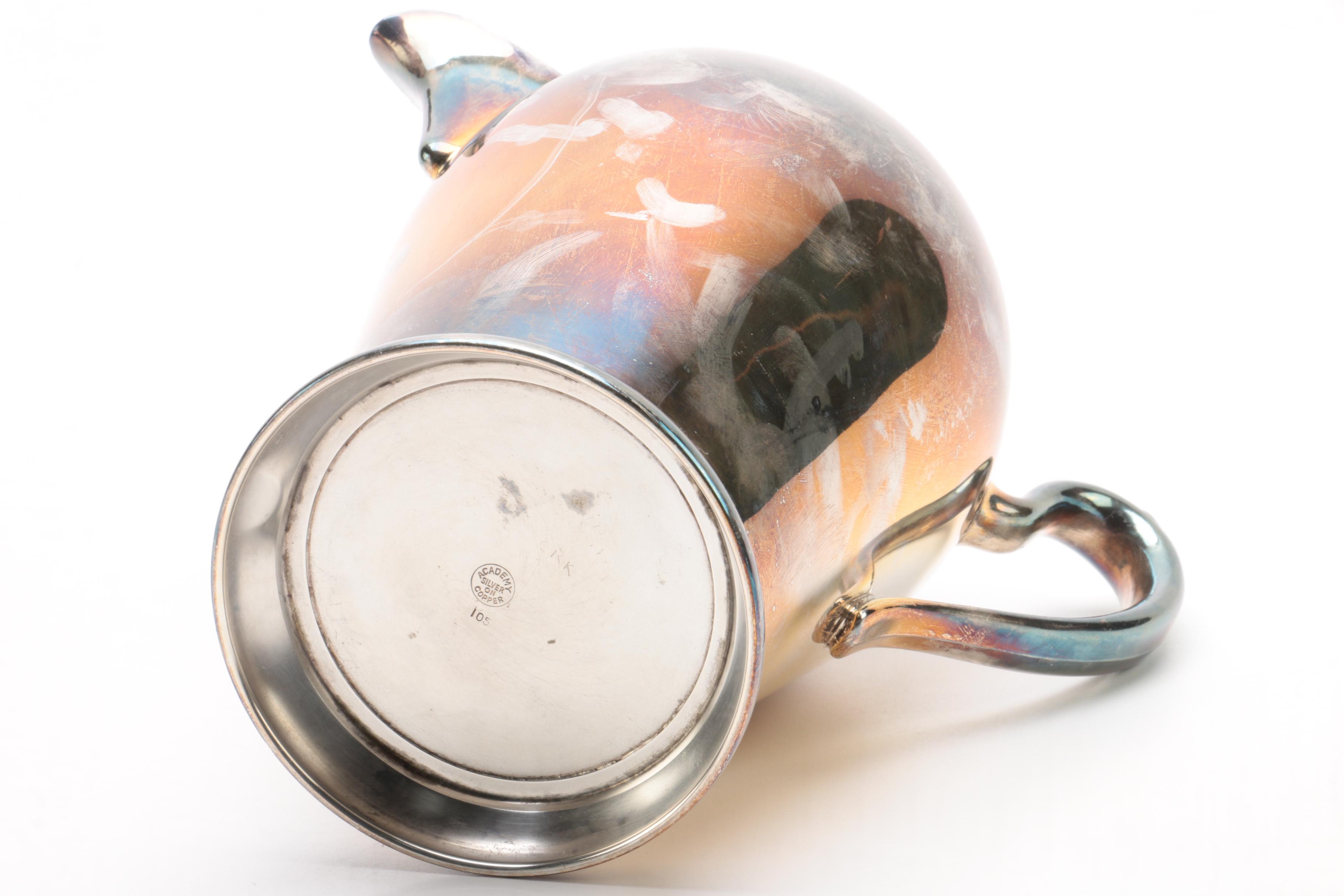 Art Silver Company Coffee Service and Academy Pitcher