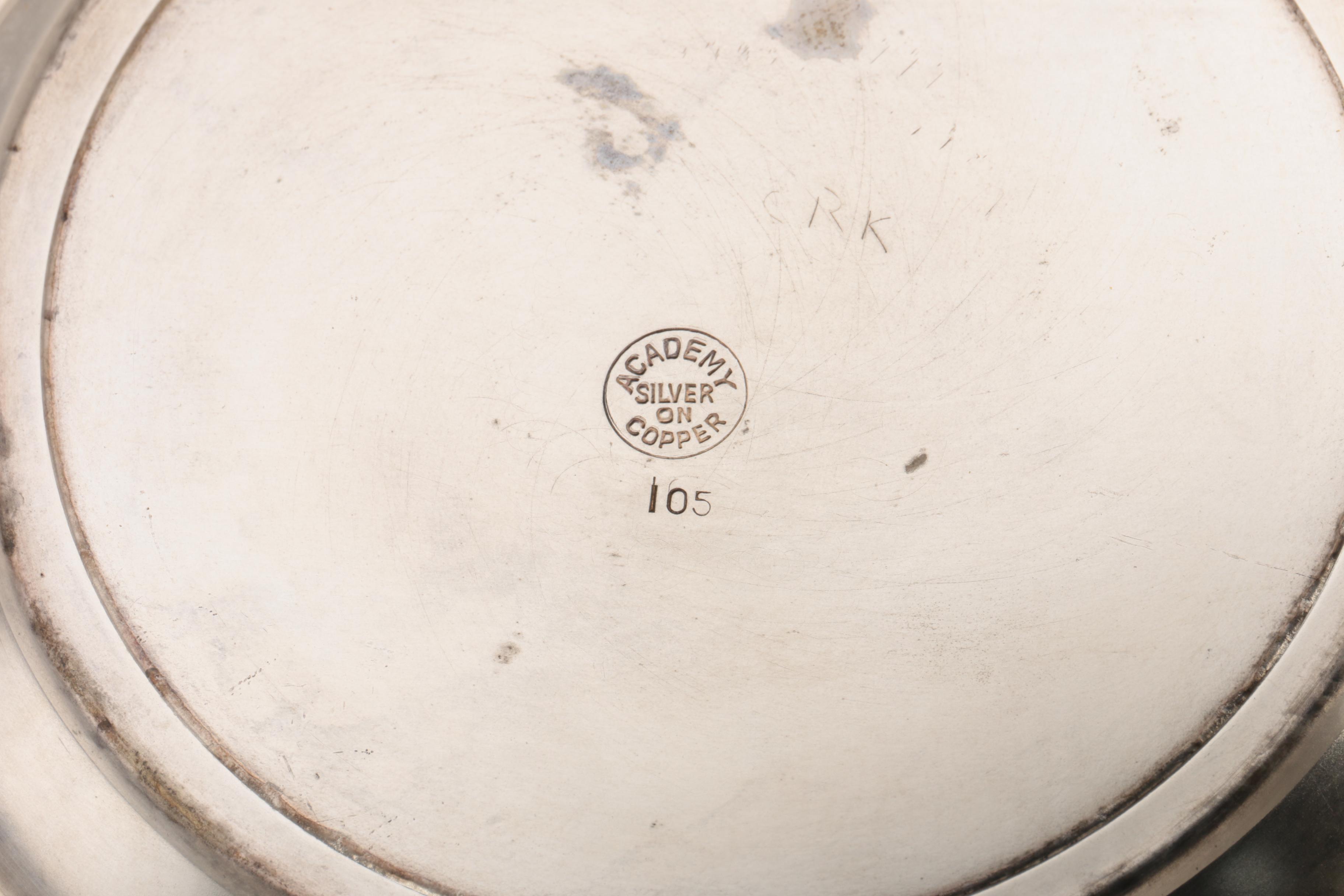 Art Silver Company Coffee Service and Academy Pitcher