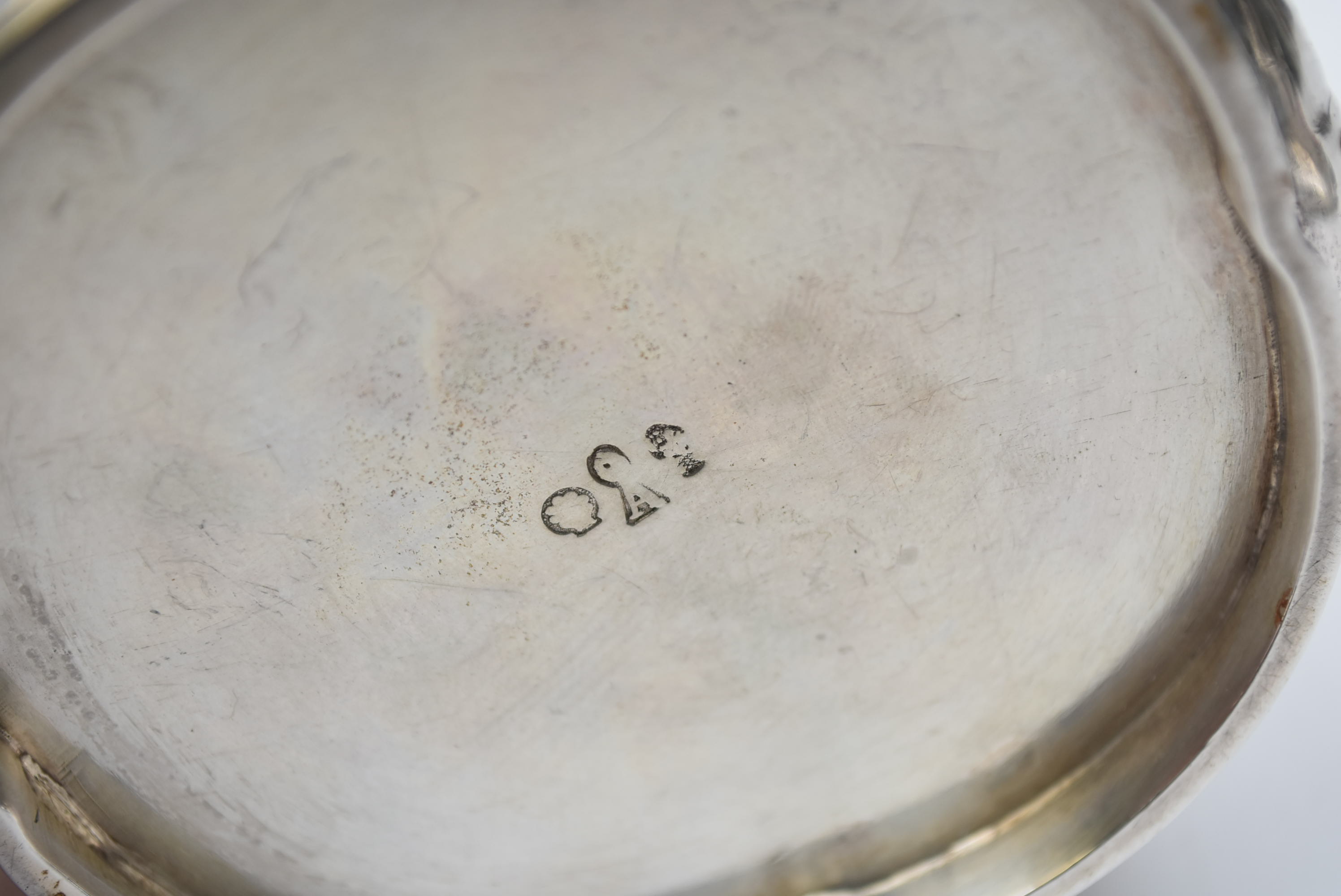 Circa 1880 Hanau, Germany 800 Silver Tea Set