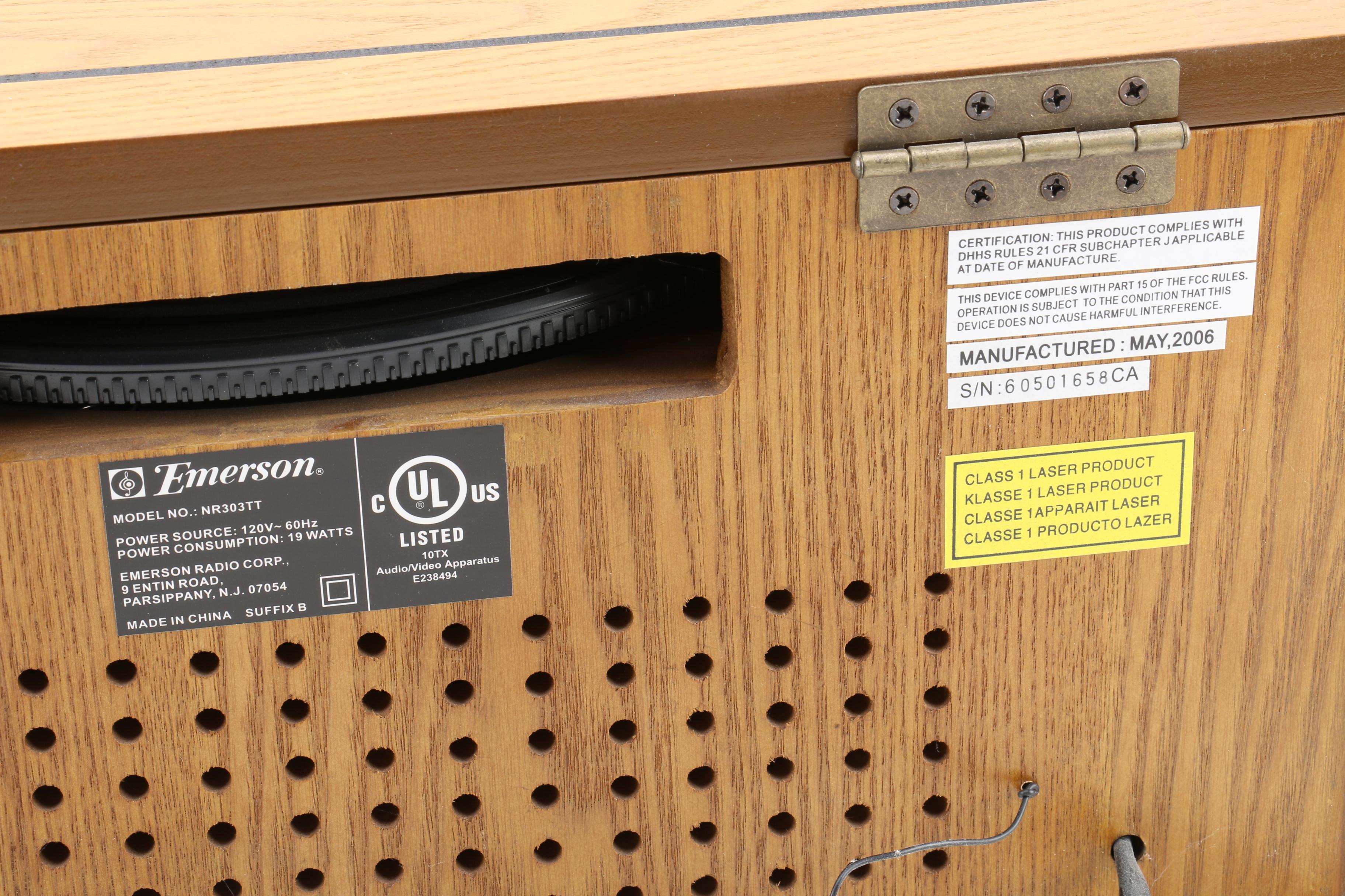 Emerson Complete Stereo System