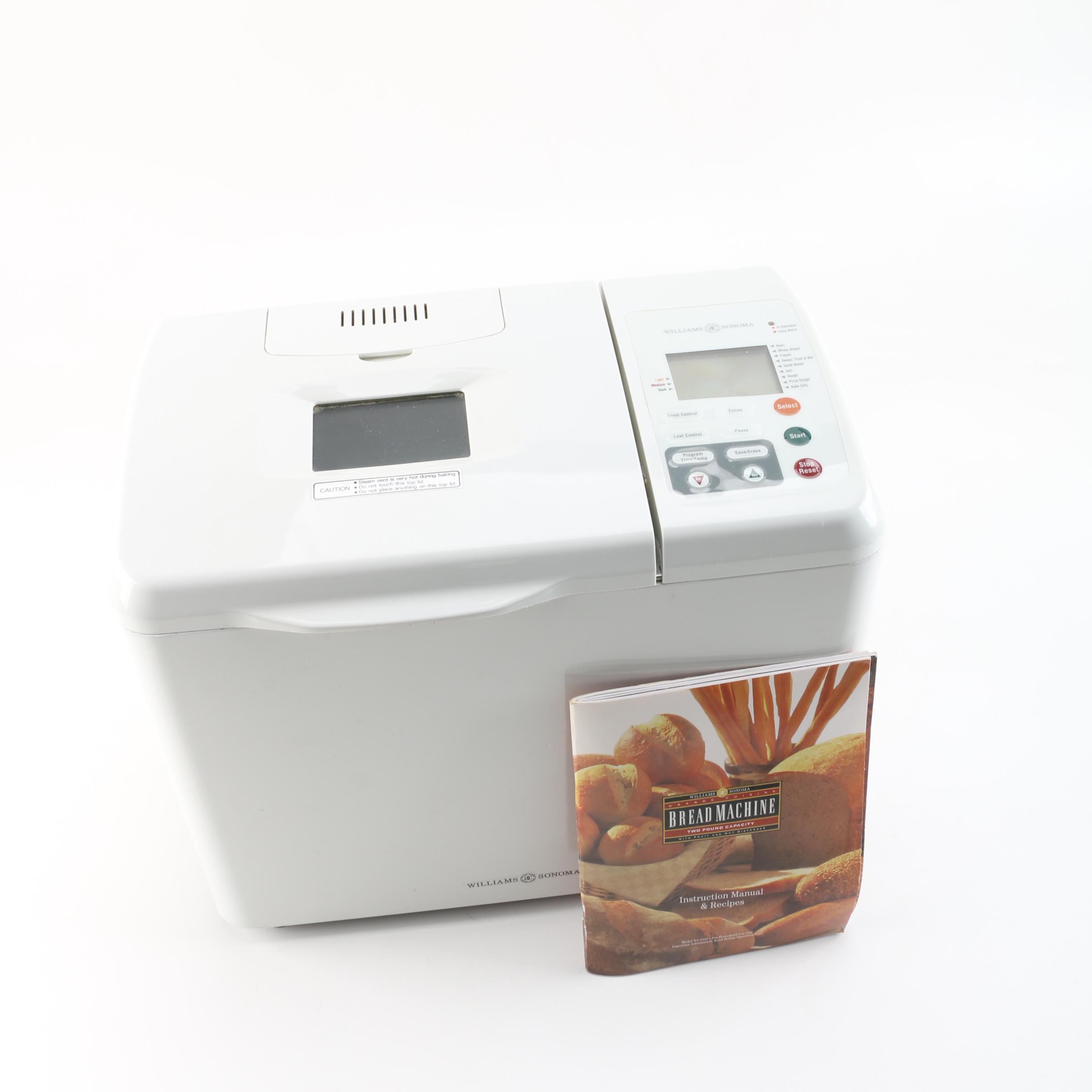 Williams-Sonoma Grande Cuisine Bread Machine