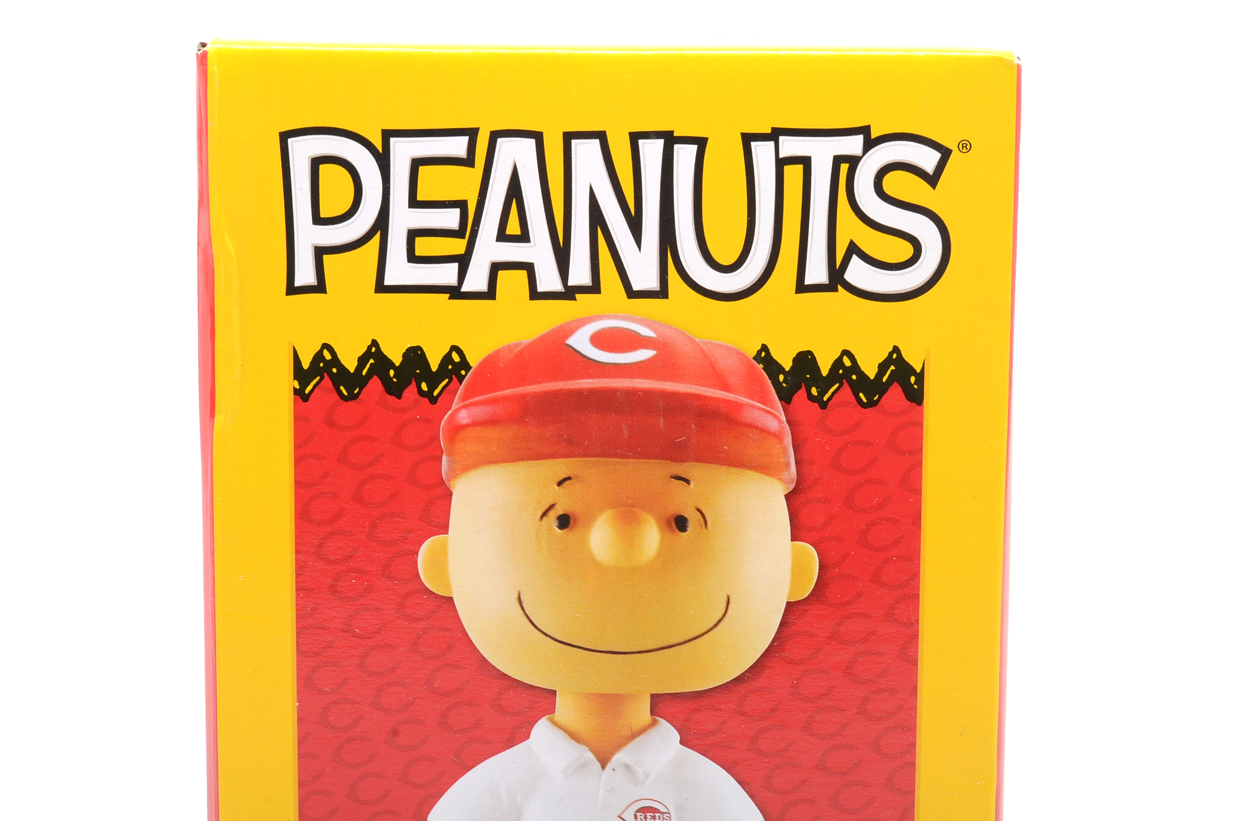 2017 "Charlie Brown" Cincinnati Reds Bobblehead Doll In Box