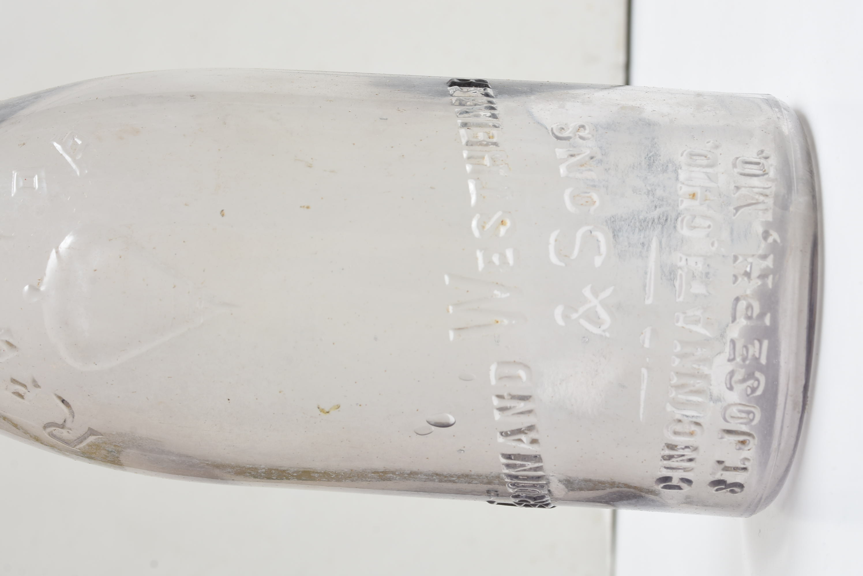 Circa 1880s Hand Blown Beer and Whiskey Bottles From Cincinnati Area