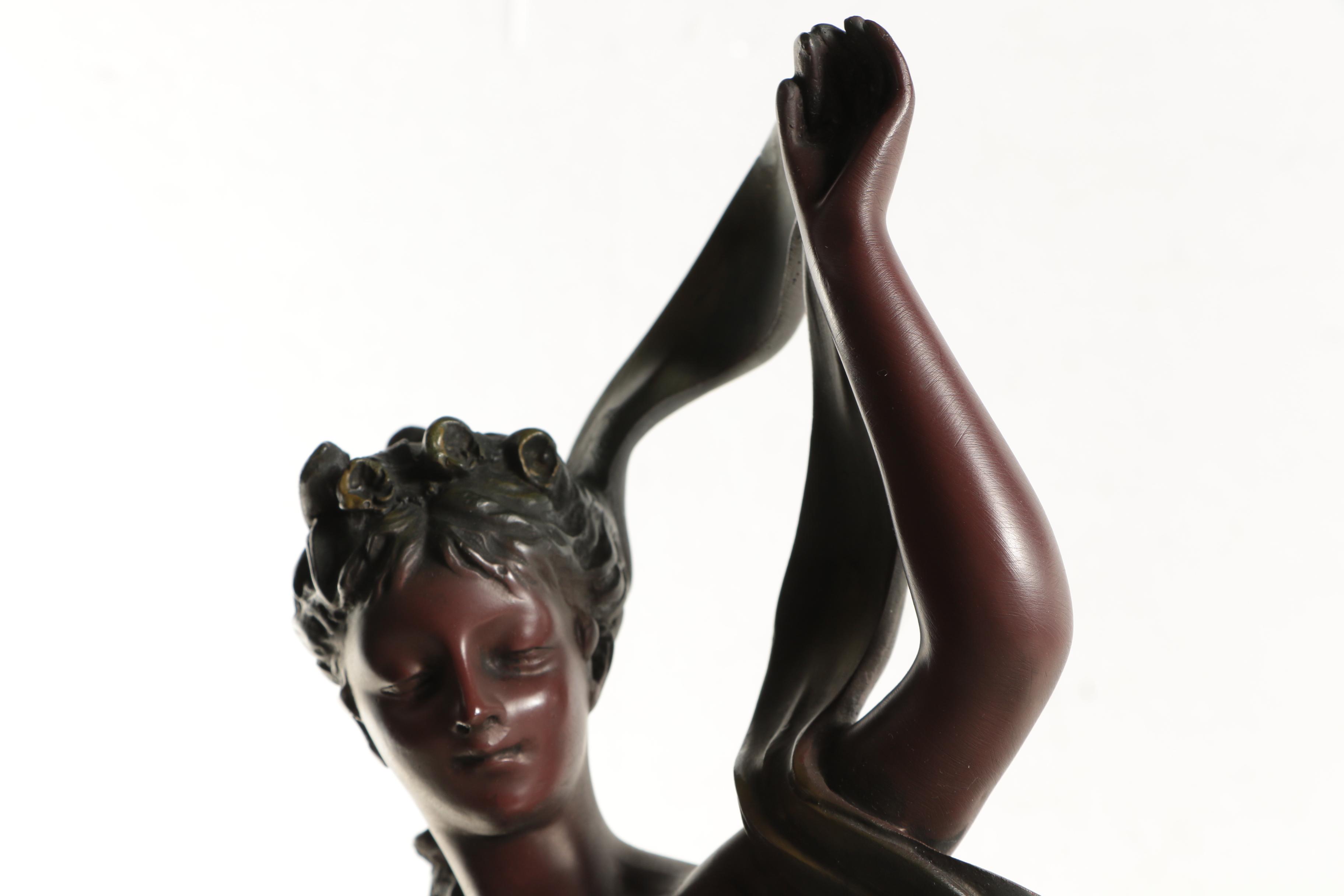 Resin Sculpture After Émile Bruchon