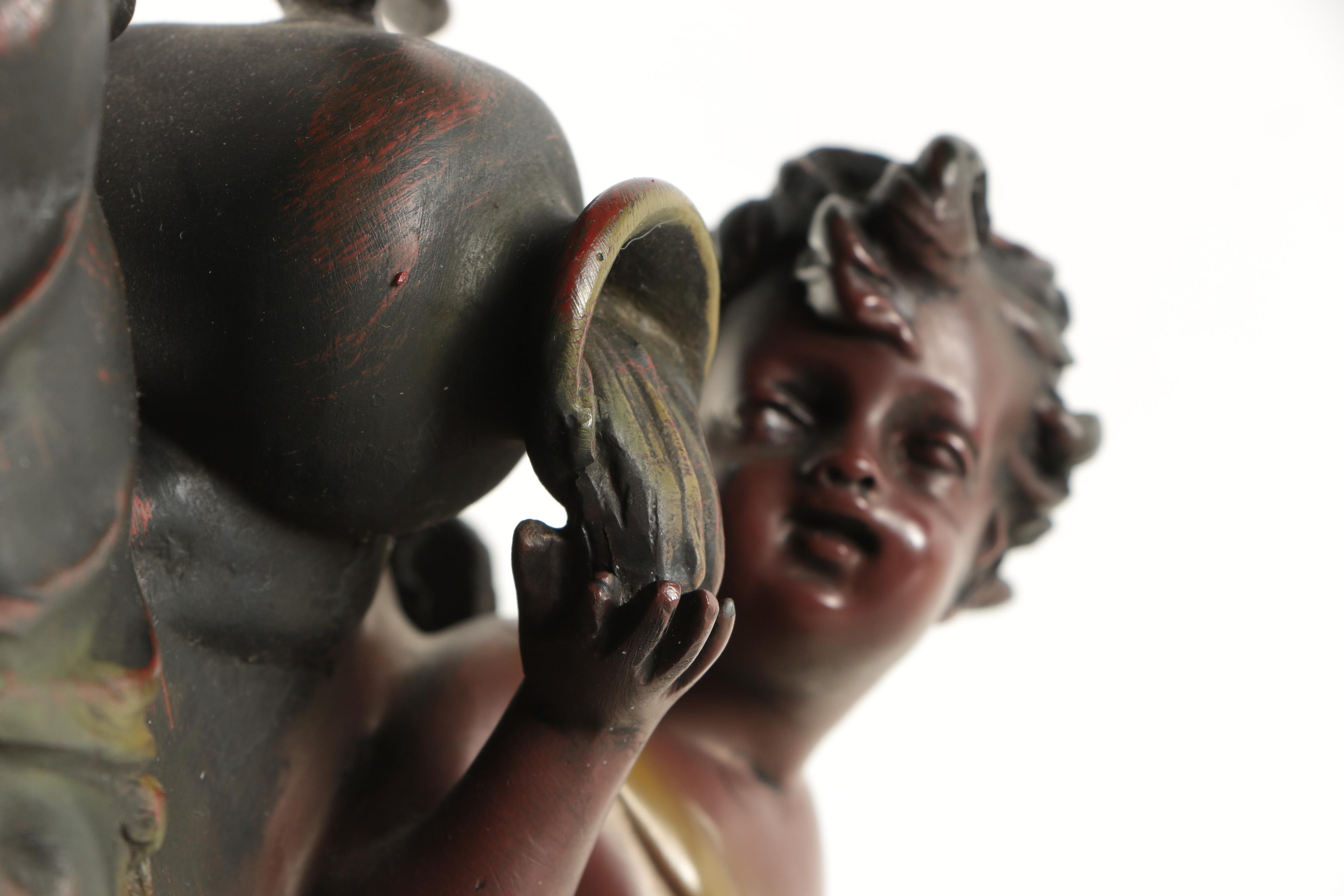 Resin Sculpture After Émile Bruchon