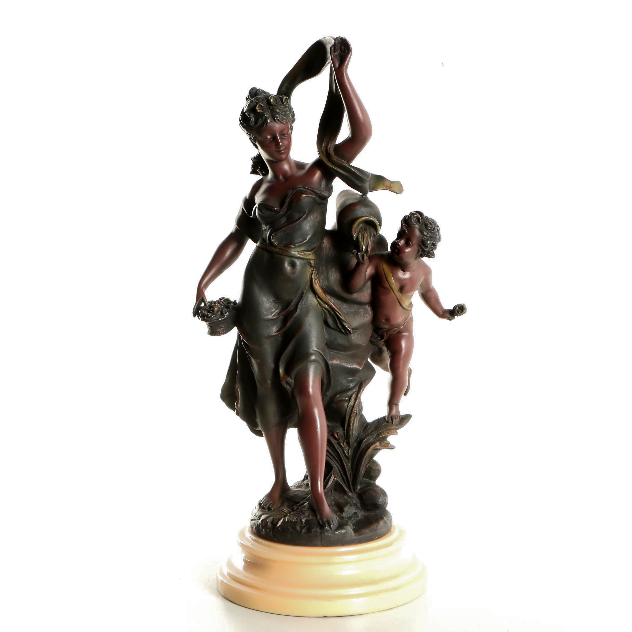 Resin Sculpture After Émile Bruchon