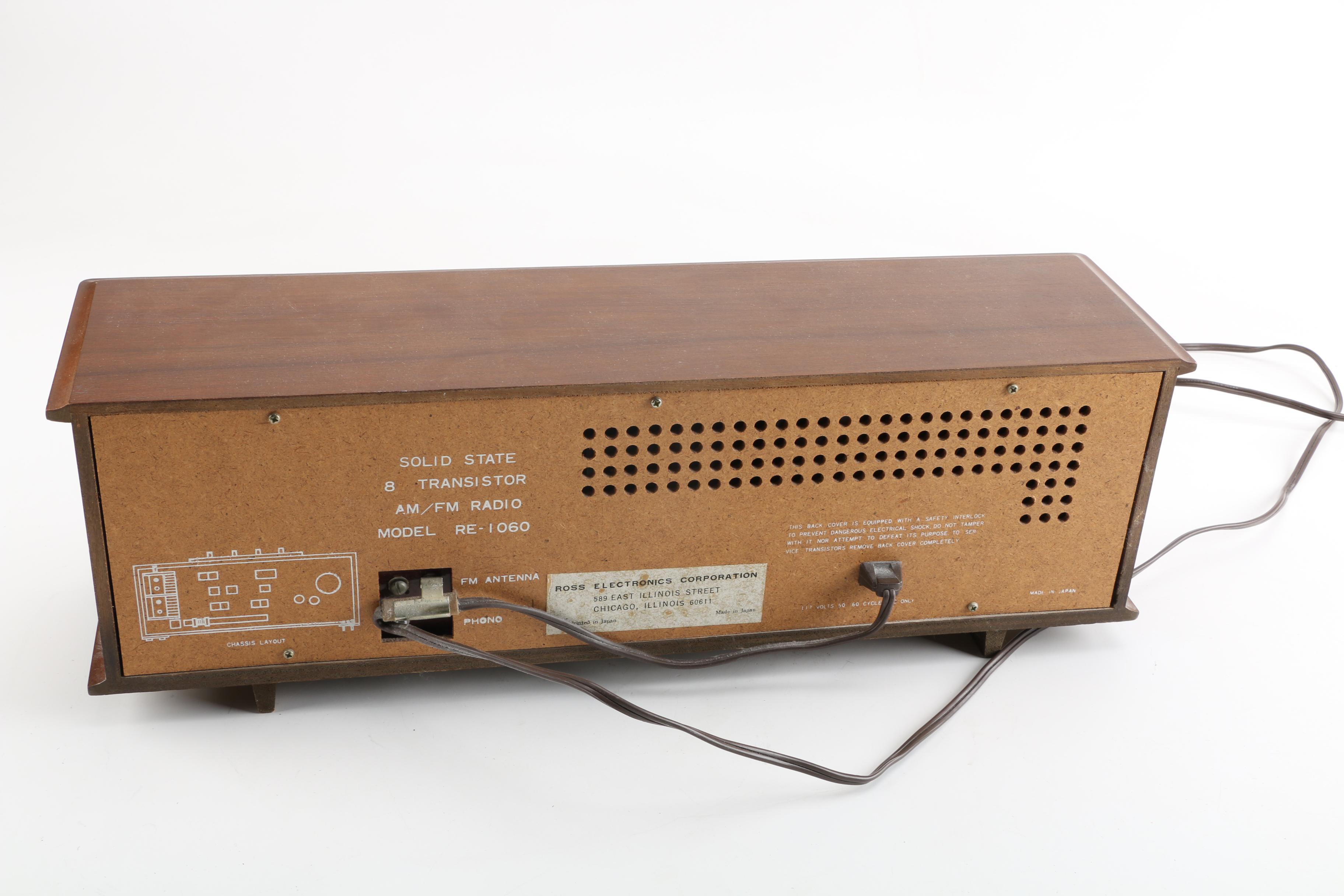 Ross Solid State 8 Transistor AM/FM Radio