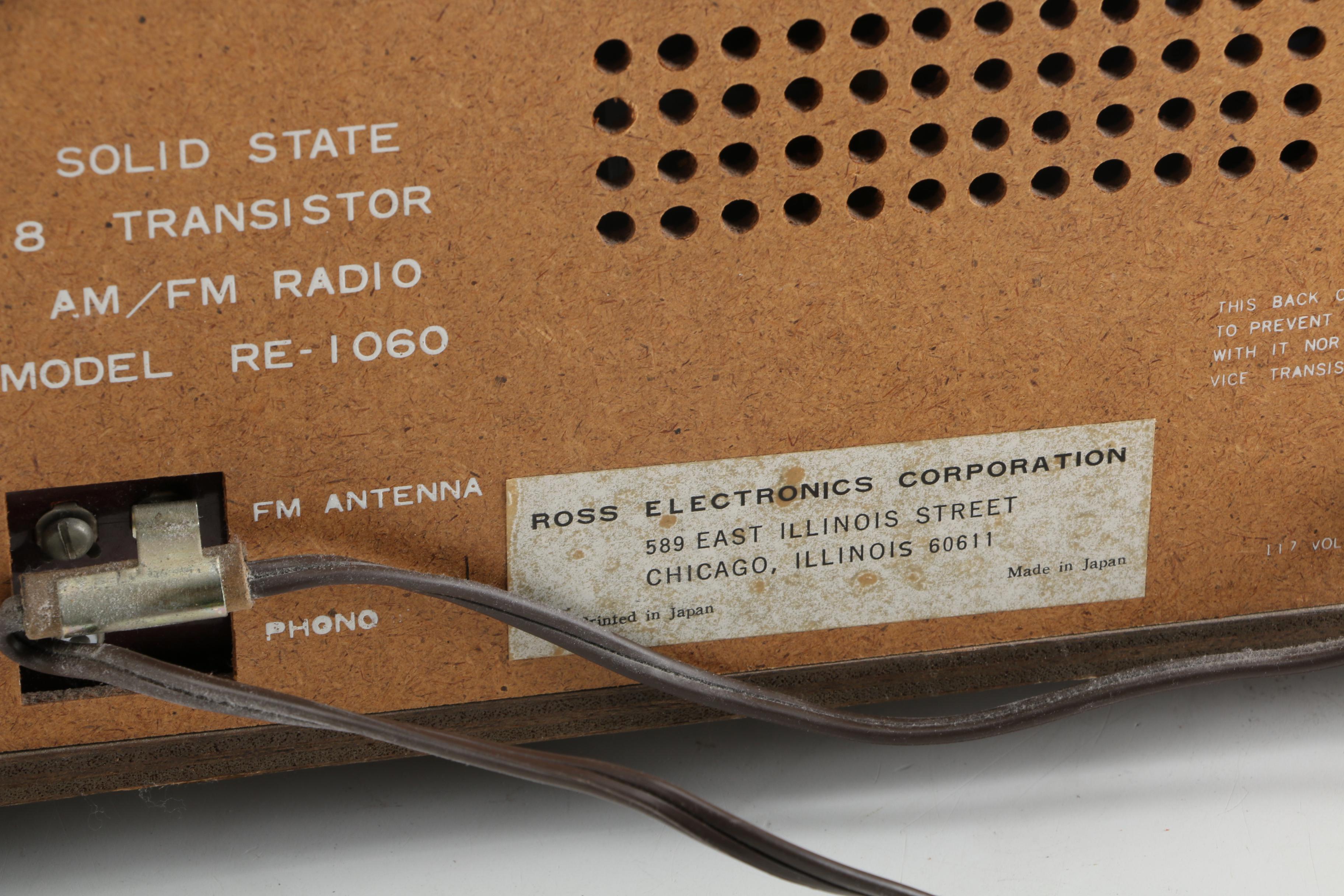 Ross Solid State 8 Transistor AM/FM Radio