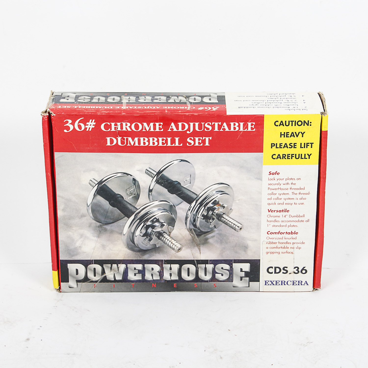 Powerhouse Fitness Dumbbell Set and Additional Dumbbell and Weights