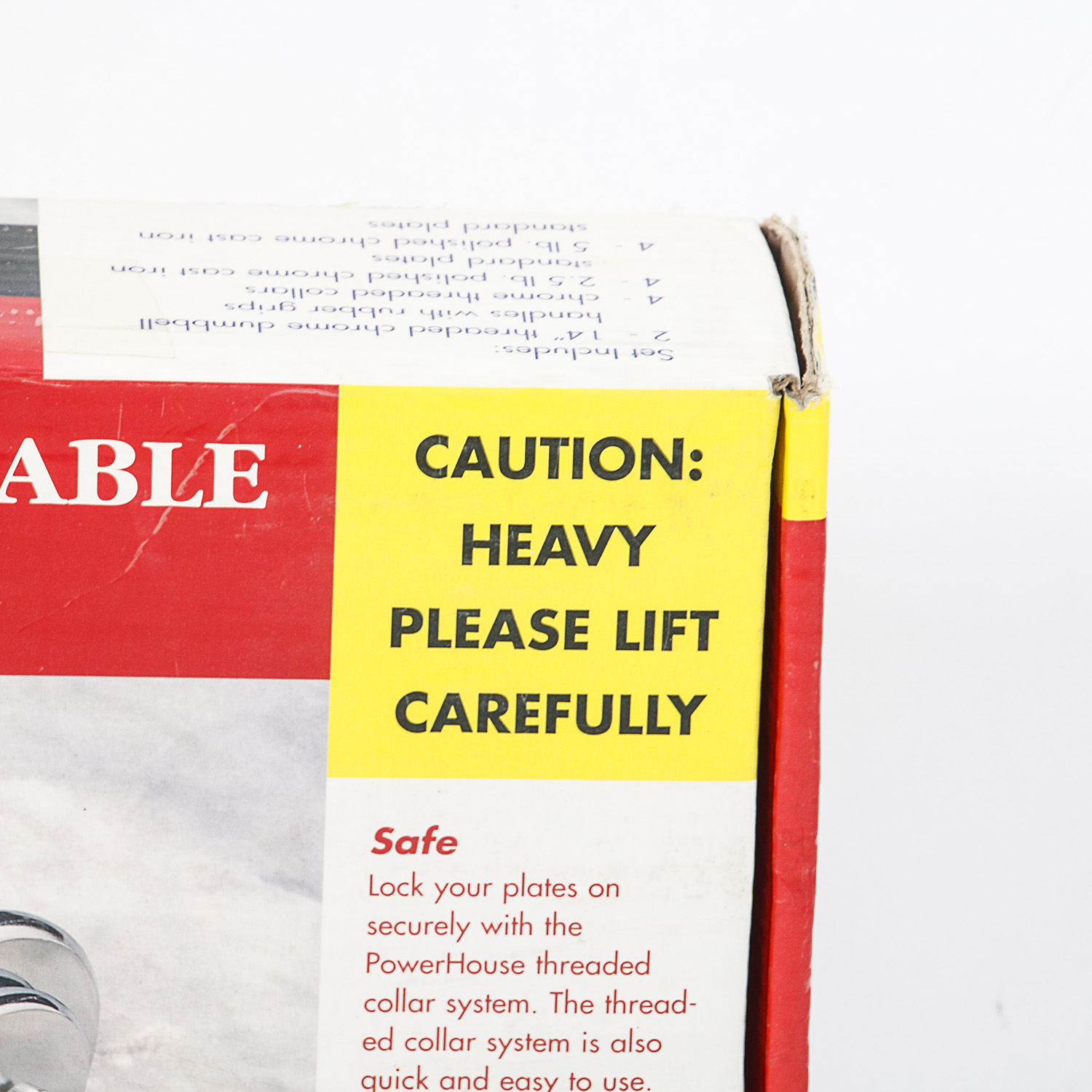 Powerhouse Fitness Dumbbell Set and Additional Dumbbell and Weights