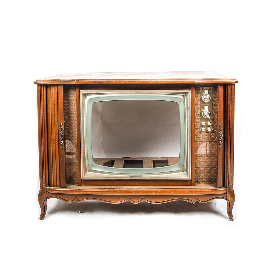 Vintage French Provincial Style Magnavox Television Console
