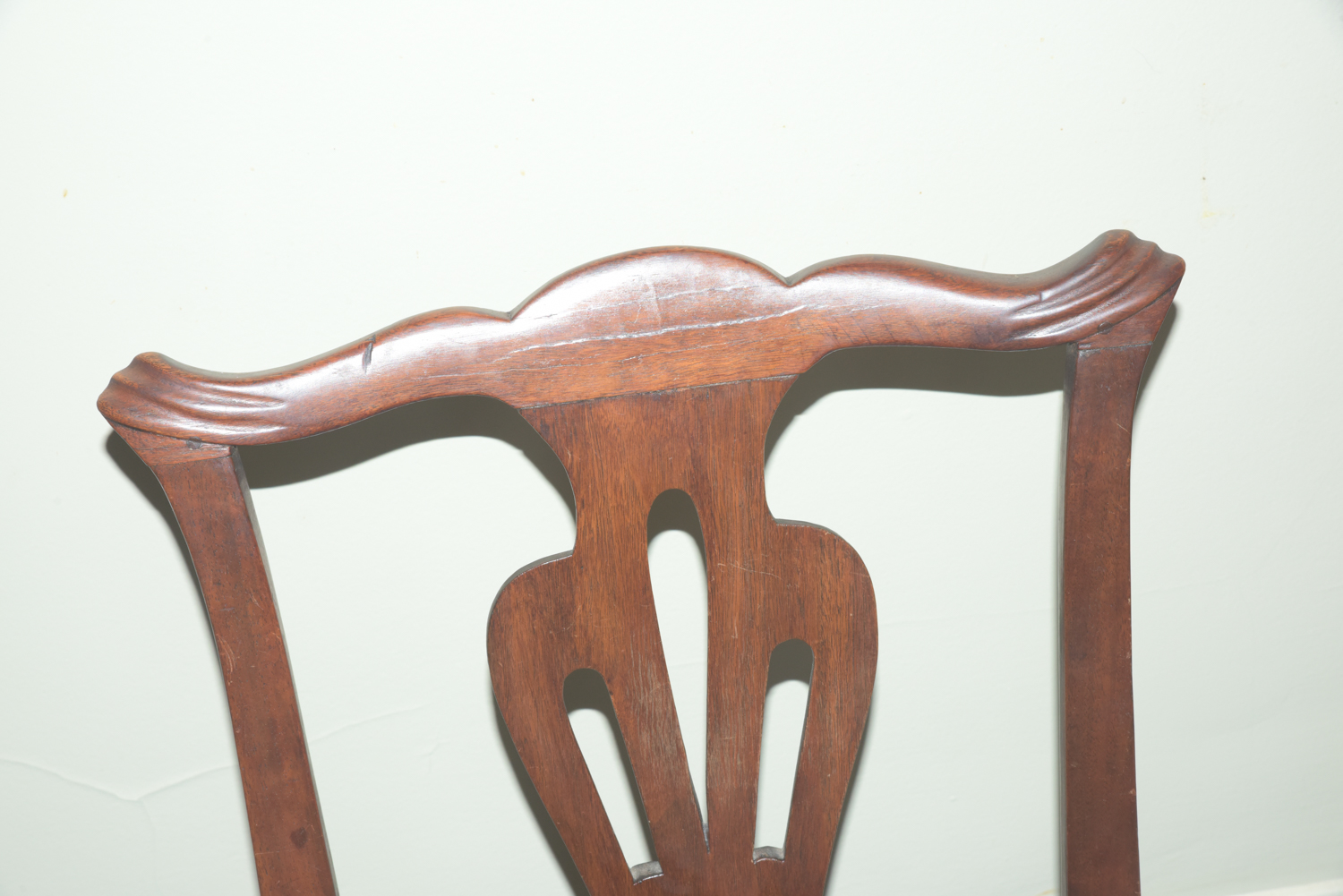 Mixed Set of Vintage Chippendale Style Dining Chairs