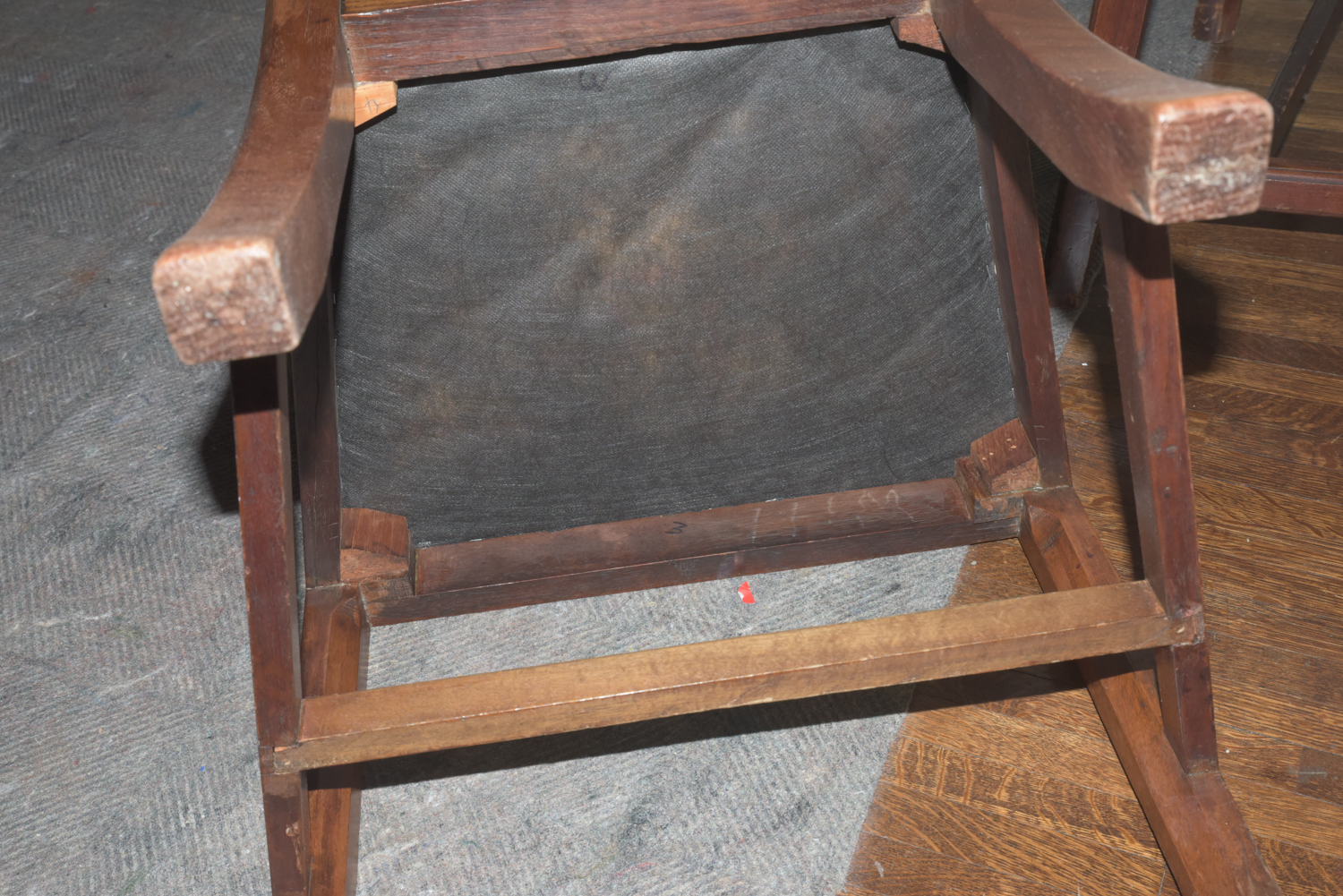 Mixed Set of Vintage Chippendale Style Dining Chairs