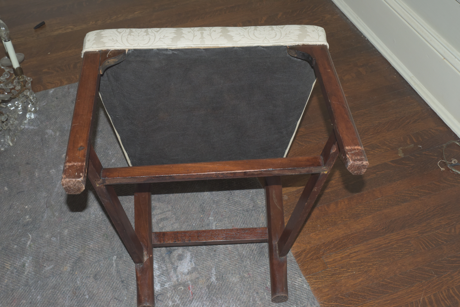 Mixed Set of Vintage Chippendale Style Dining Chairs