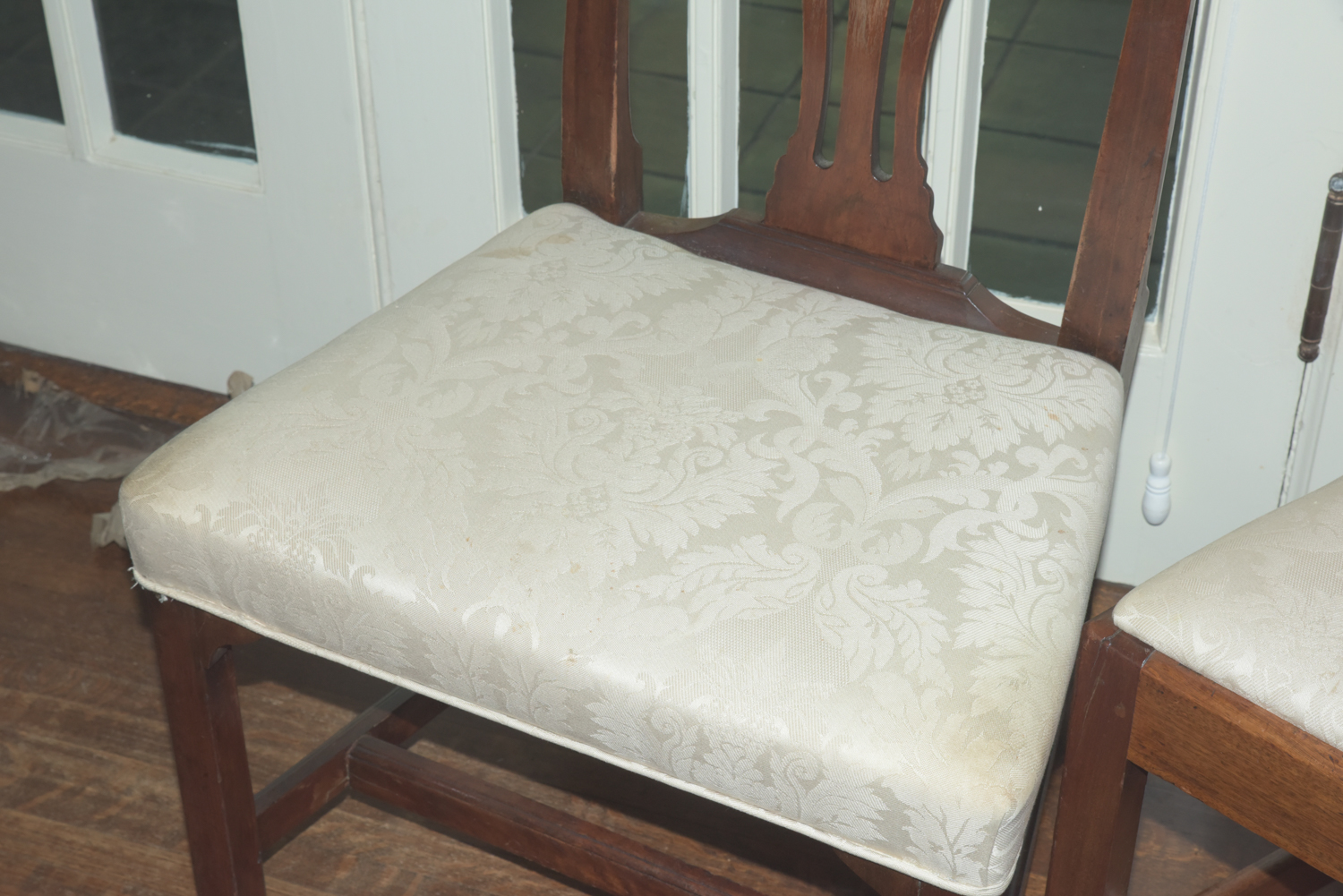 Mixed Set of Vintage Chippendale Style Dining Chairs