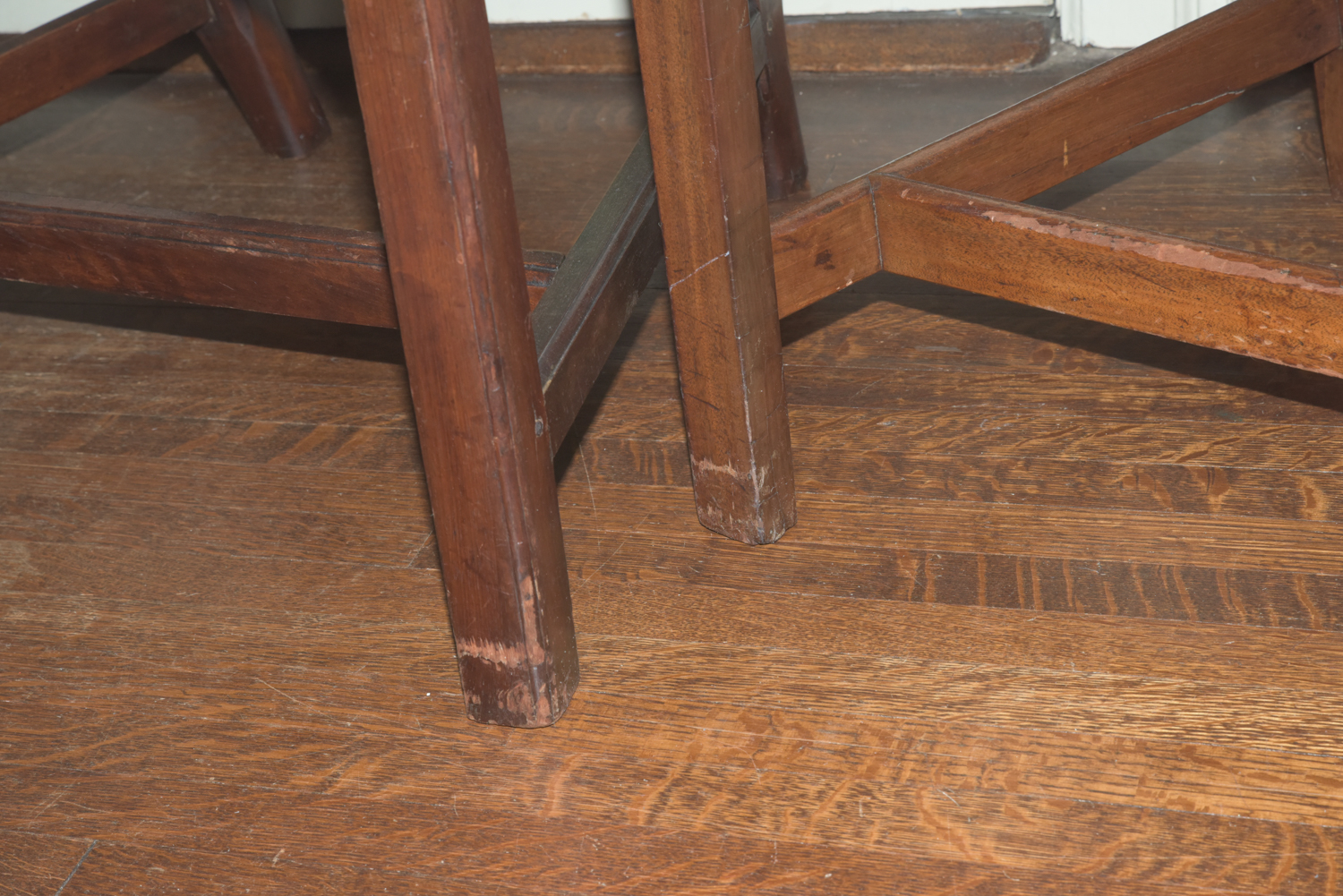 Mixed Set of Vintage Chippendale Style Dining Chairs