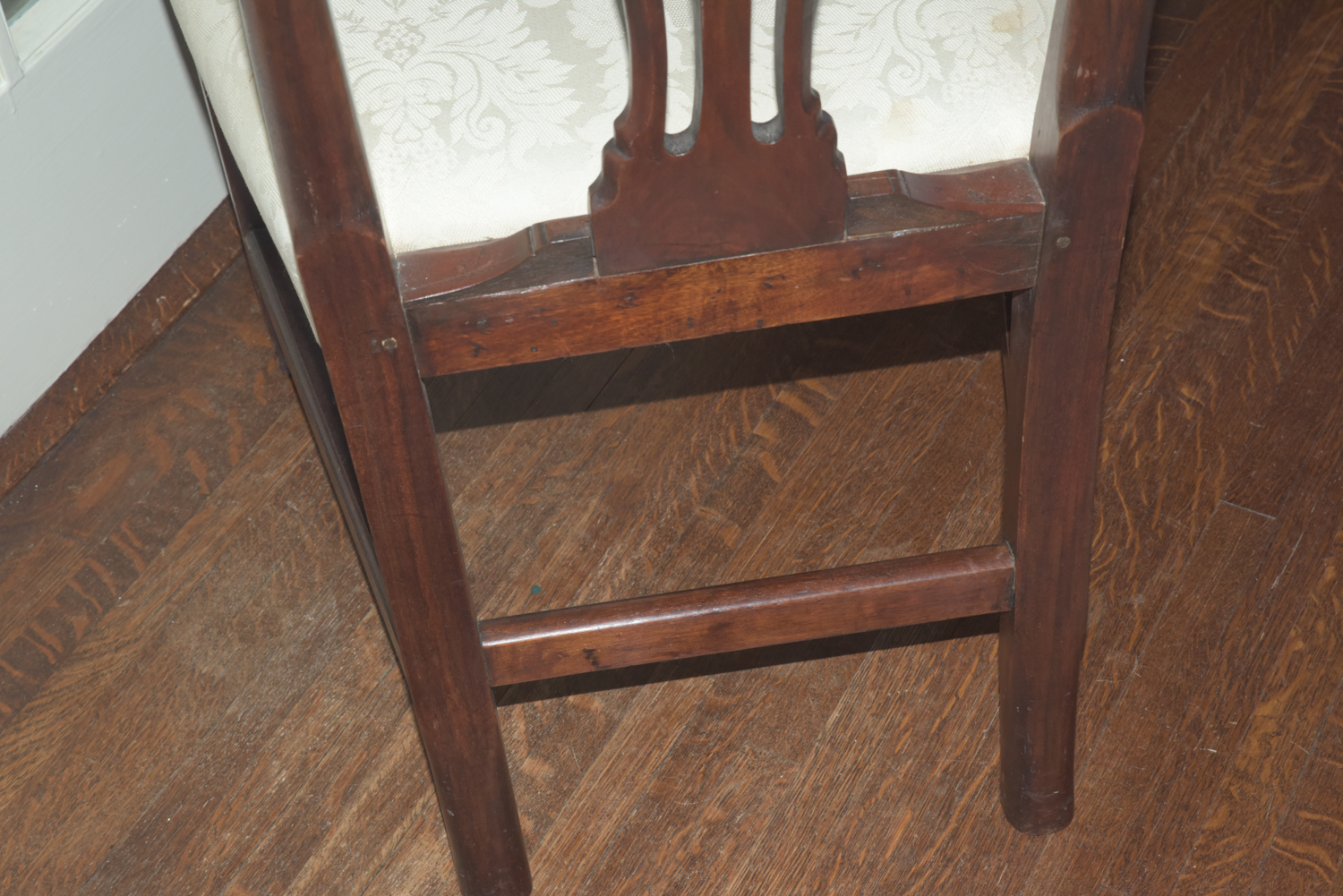 Mixed Set of Vintage Chippendale Style Dining Chairs
